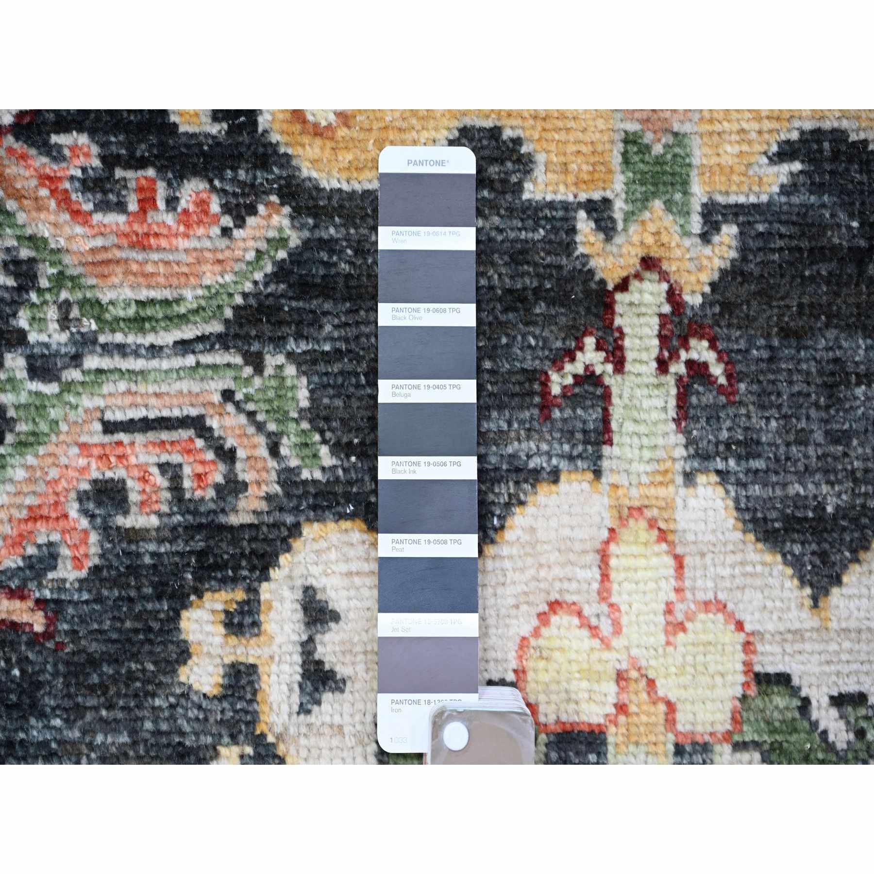 Oushak-And-Peshawar-Hand-Knotted-Rug-366360