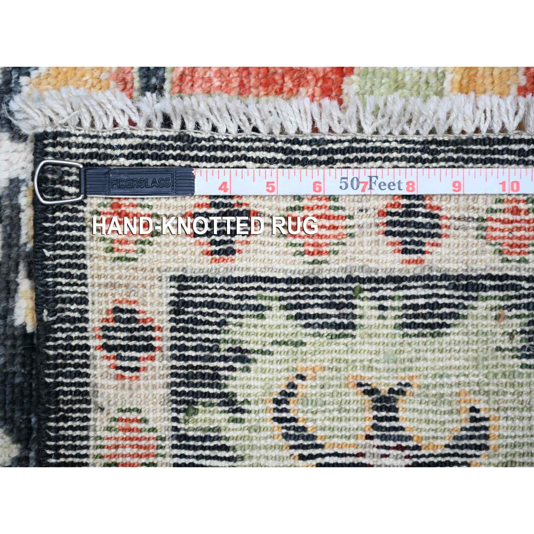 Oushak-And-Peshawar-Hand-Knotted-Rug-366360