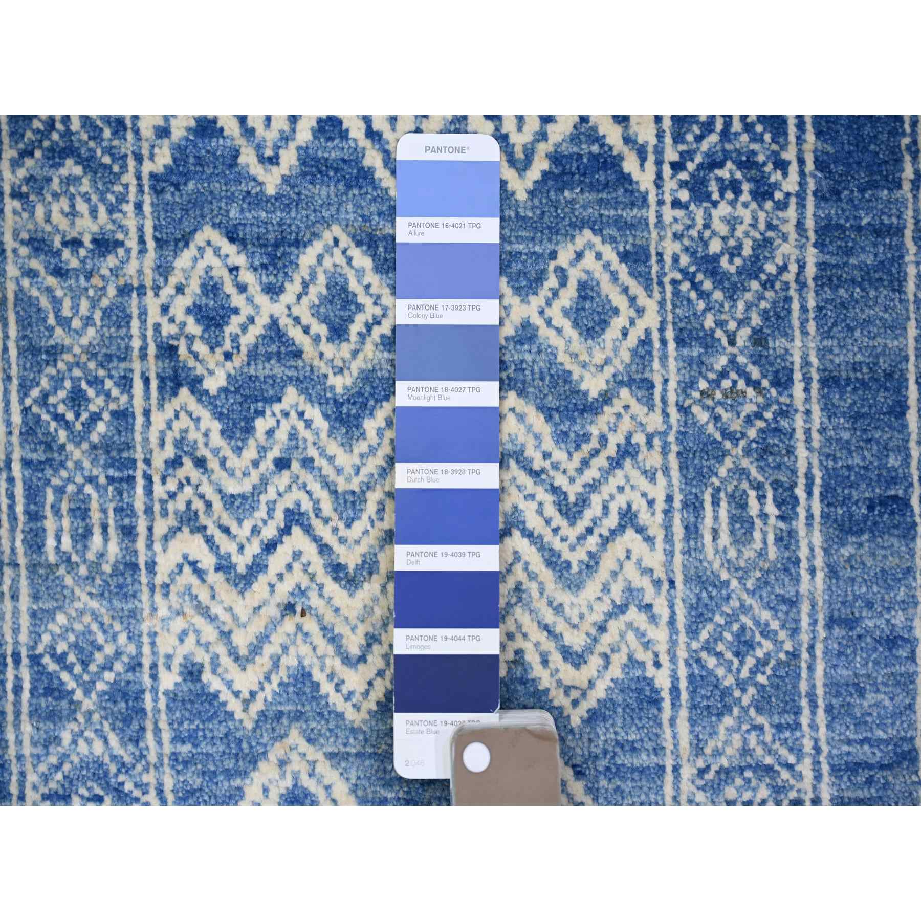 Oushak-And-Peshawar-Hand-Knotted-Rug-366370