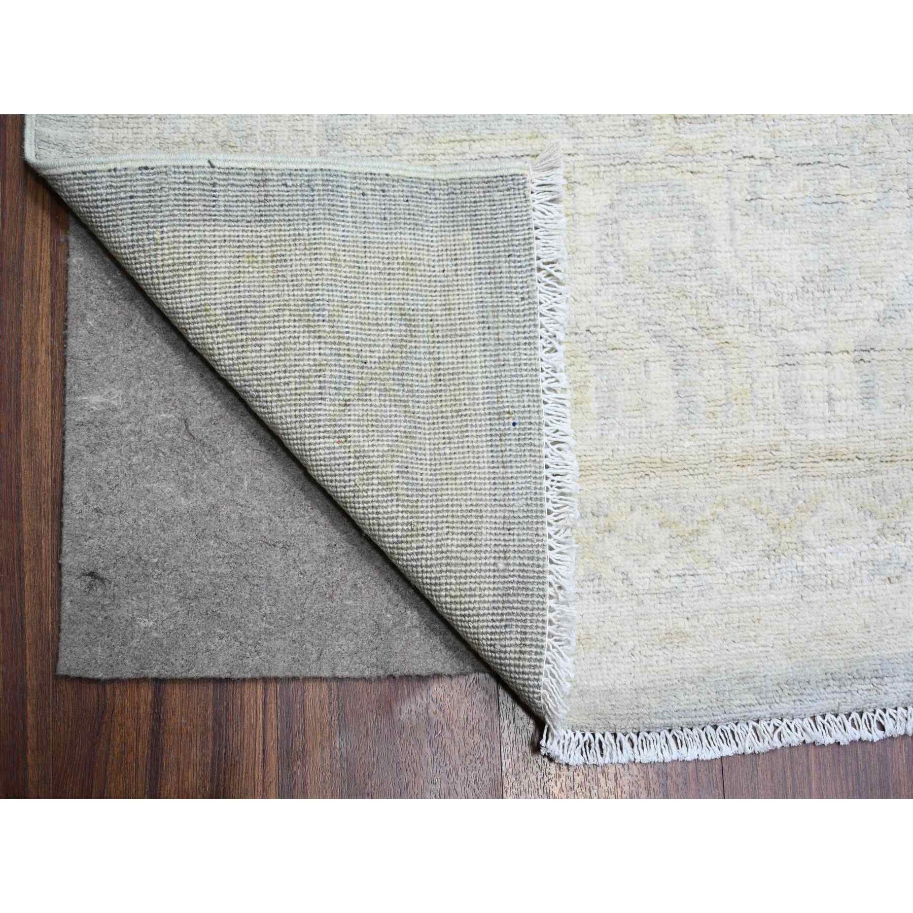 Oushak-And-Peshawar-Hand-Knotted-Rug-366400