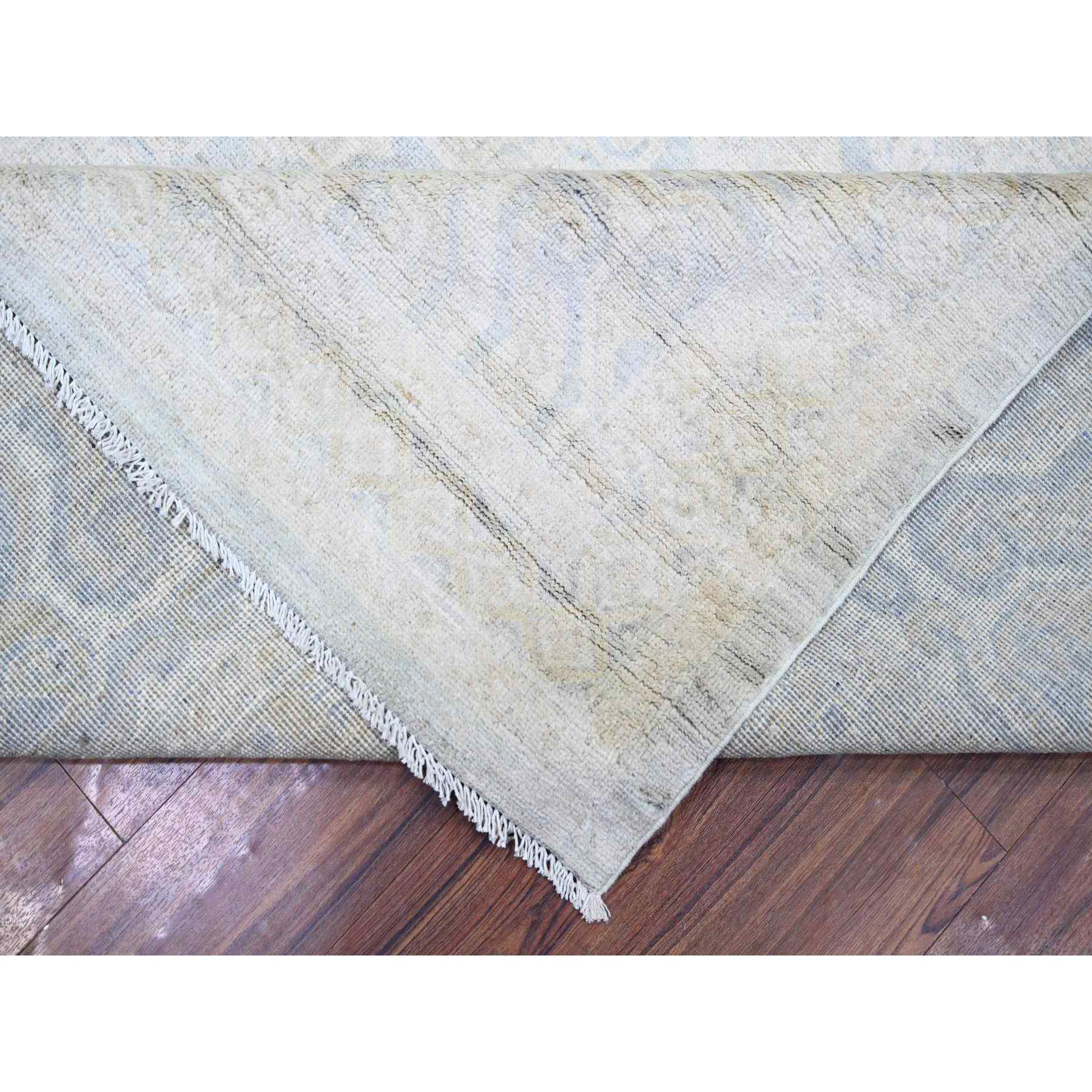 Oushak-And-Peshawar-Hand-Knotted-Rug-366400