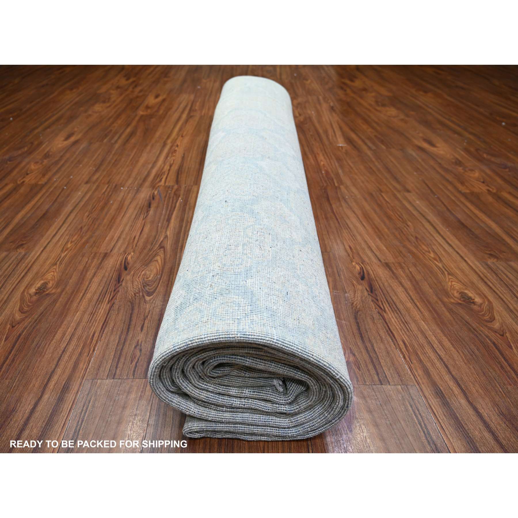 Oushak-And-Peshawar-Hand-Knotted-Rug-366400