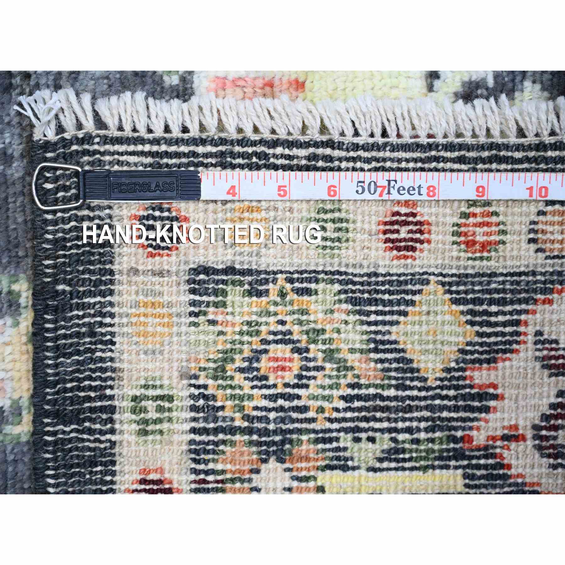 Oushak-And-Peshawar-Hand-Knotted-Rug-366475