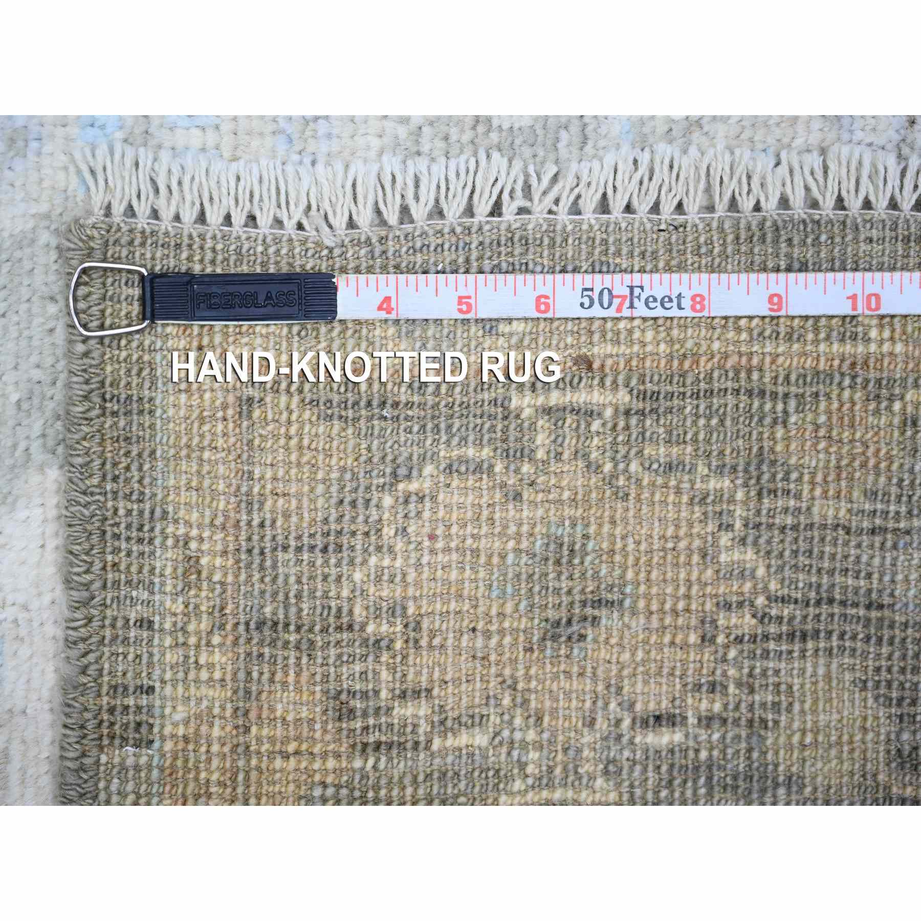 Oushak-And-Peshawar-Hand-Knotted-Rug-366500