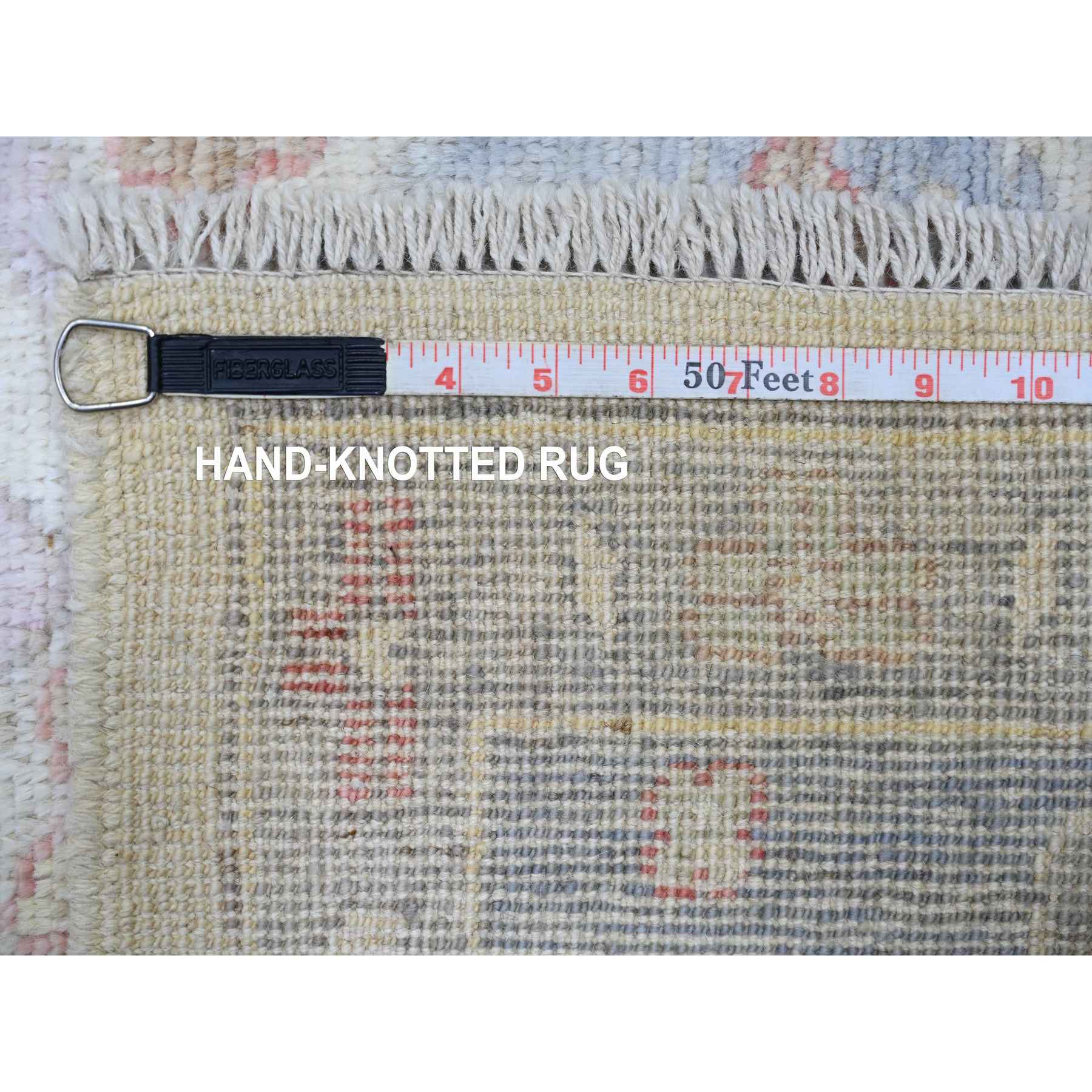 Oushak-And-Peshawar-Hand-Knotted-Rug-366800