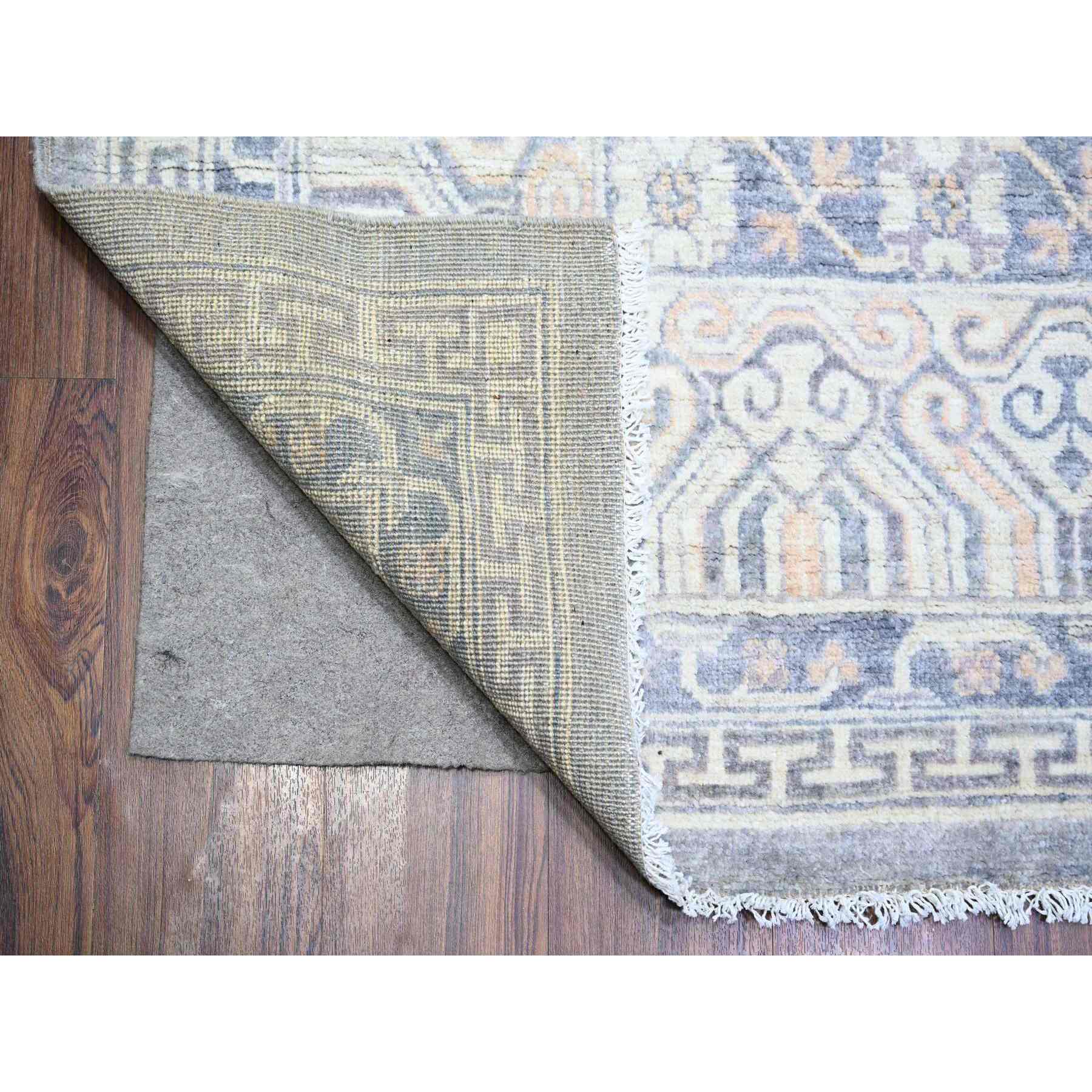 Oushak-And-Peshawar-Hand-Knotted-Rug-366985