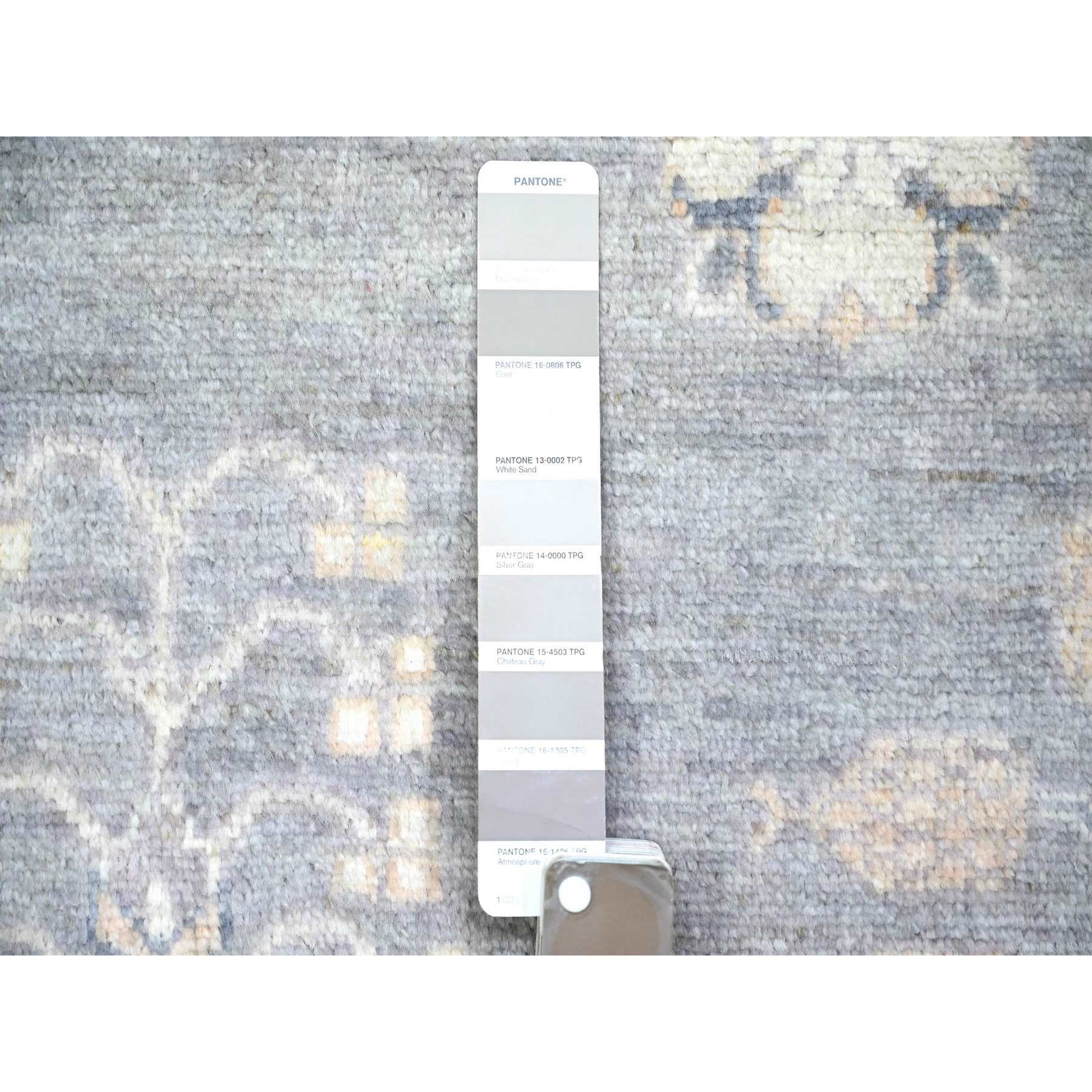 Oushak-And-Peshawar-Hand-Knotted-Rug-366985