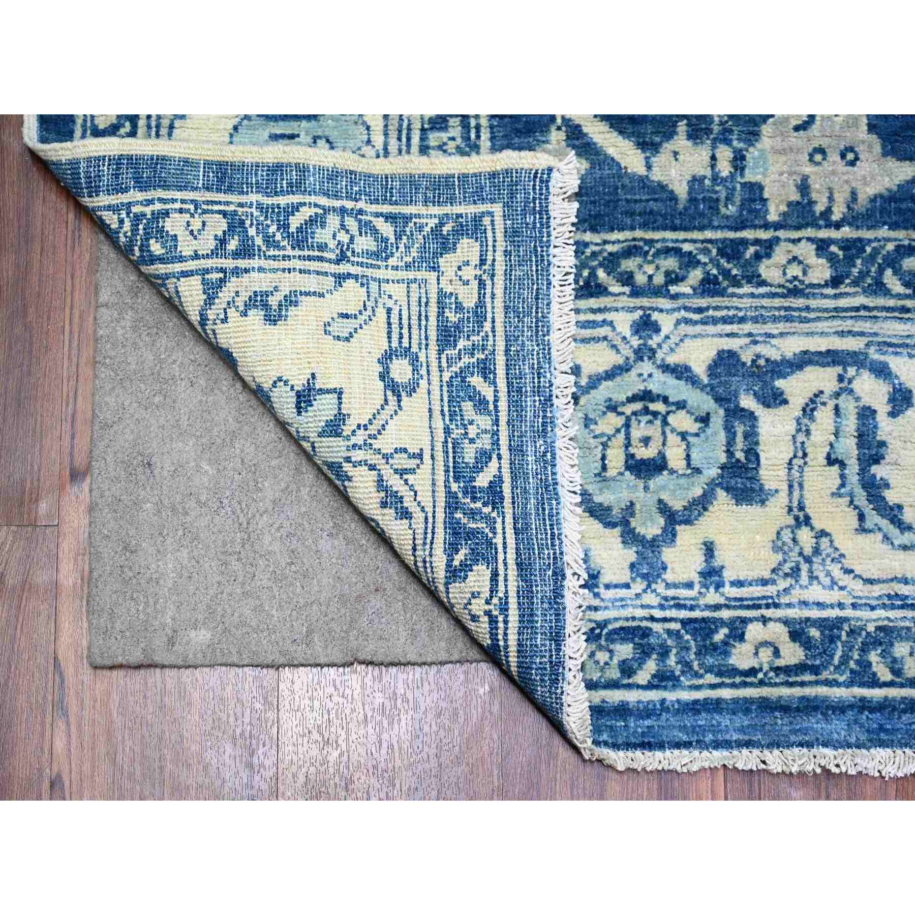 Oushak-And-Peshawar-Hand-Knotted-Rug-367020