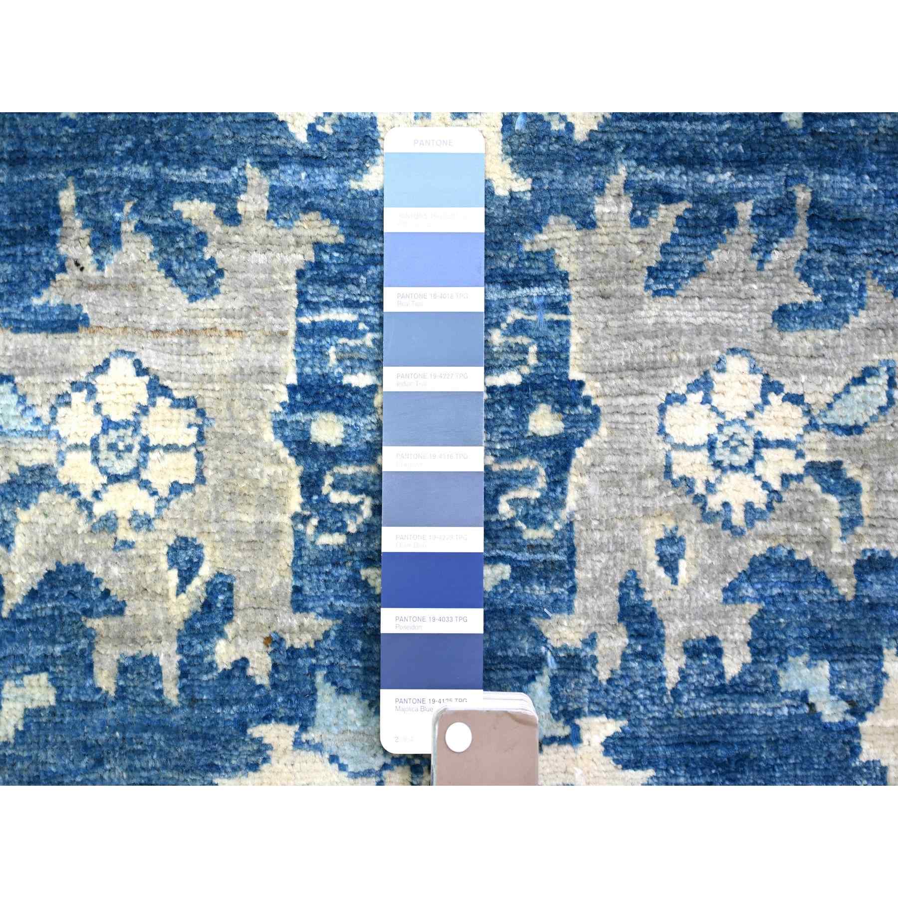 Oushak-And-Peshawar-Hand-Knotted-Rug-367020