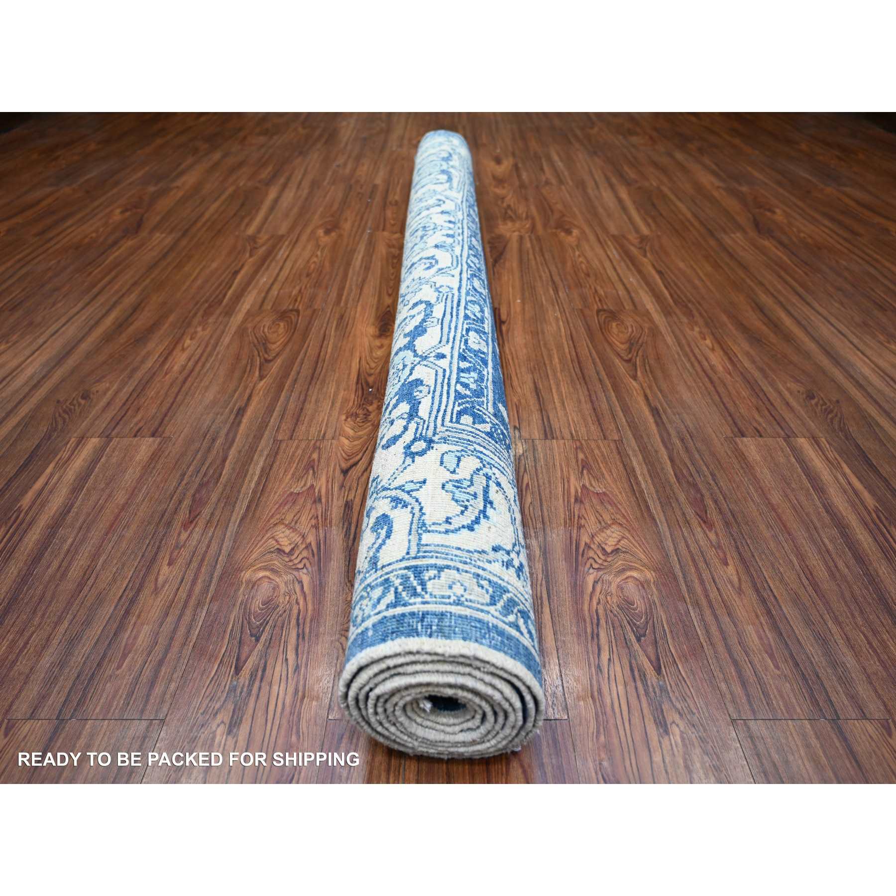 Oushak-And-Peshawar-Hand-Knotted-Rug-367020