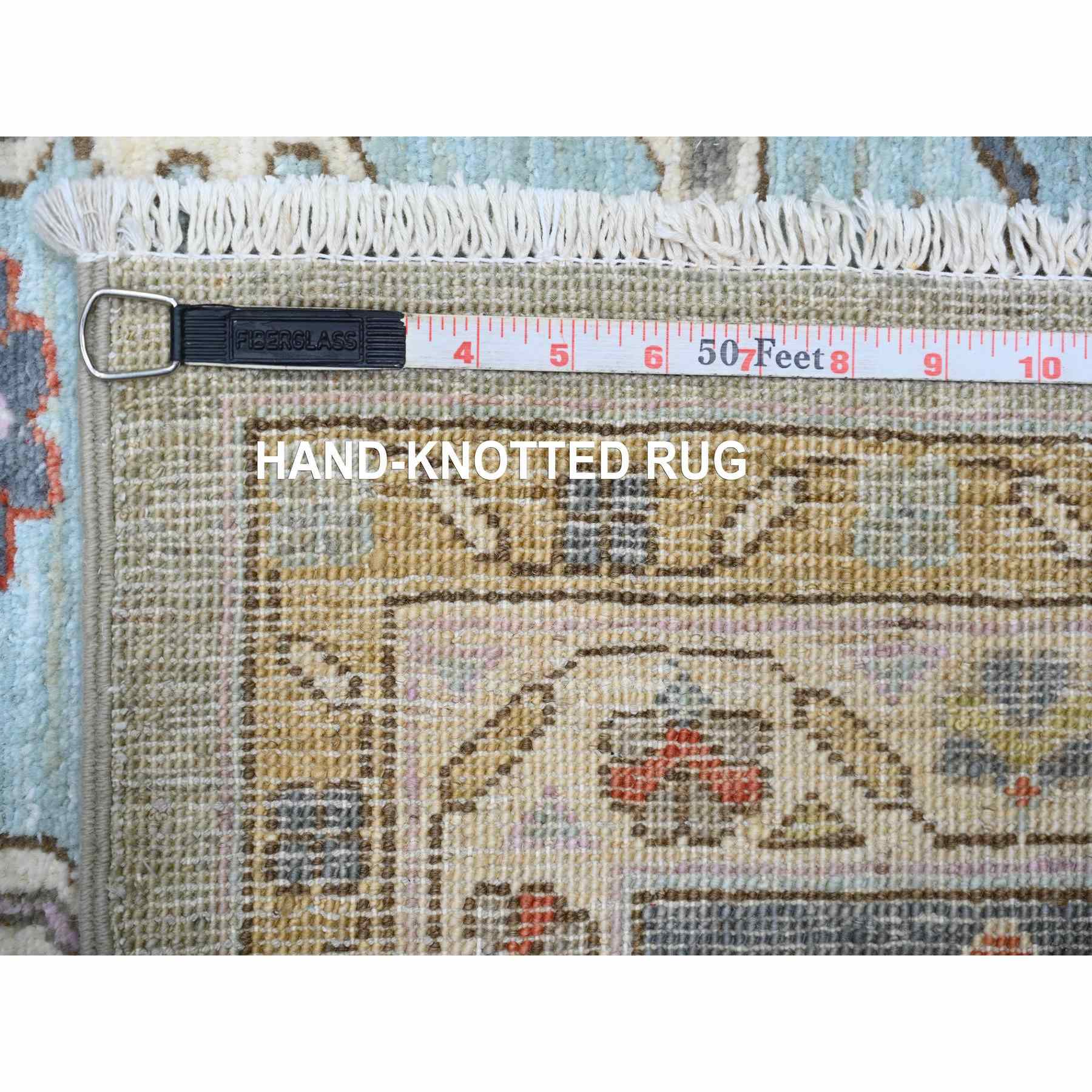 Oushak-And-Peshawar-Hand-Knotted-Rug-367030