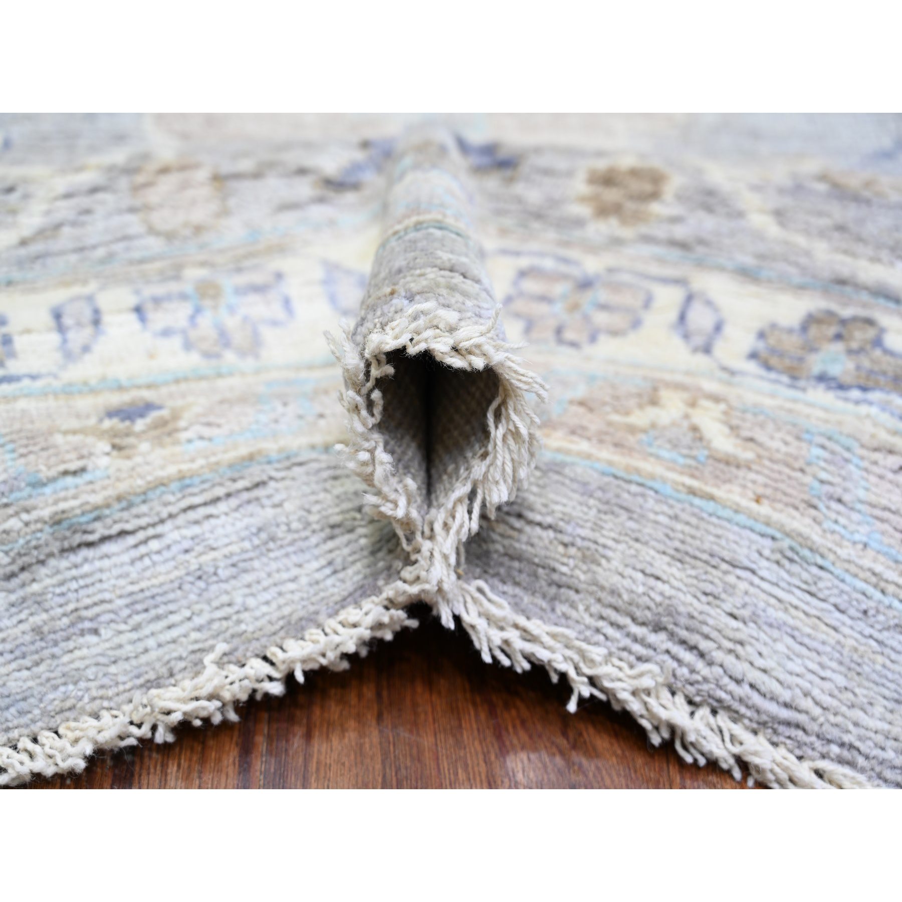 Oushak-And-Peshawar-Hand-Knotted-Rug-367235