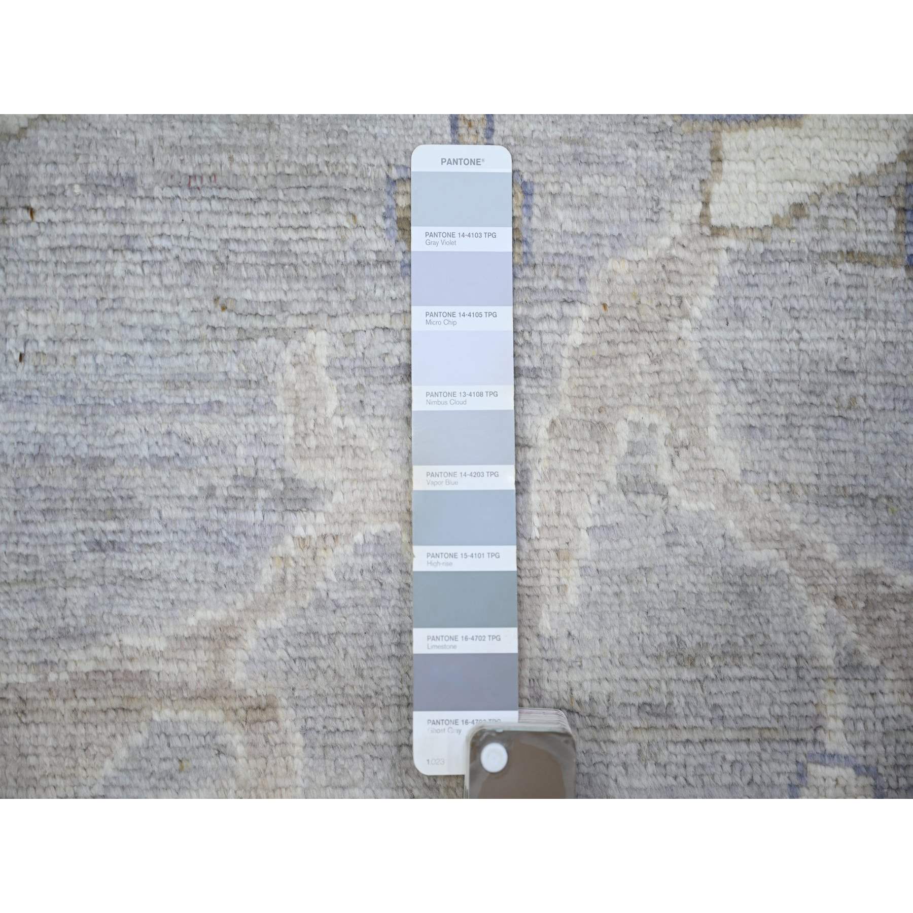 Oushak-And-Peshawar-Hand-Knotted-Rug-367235
