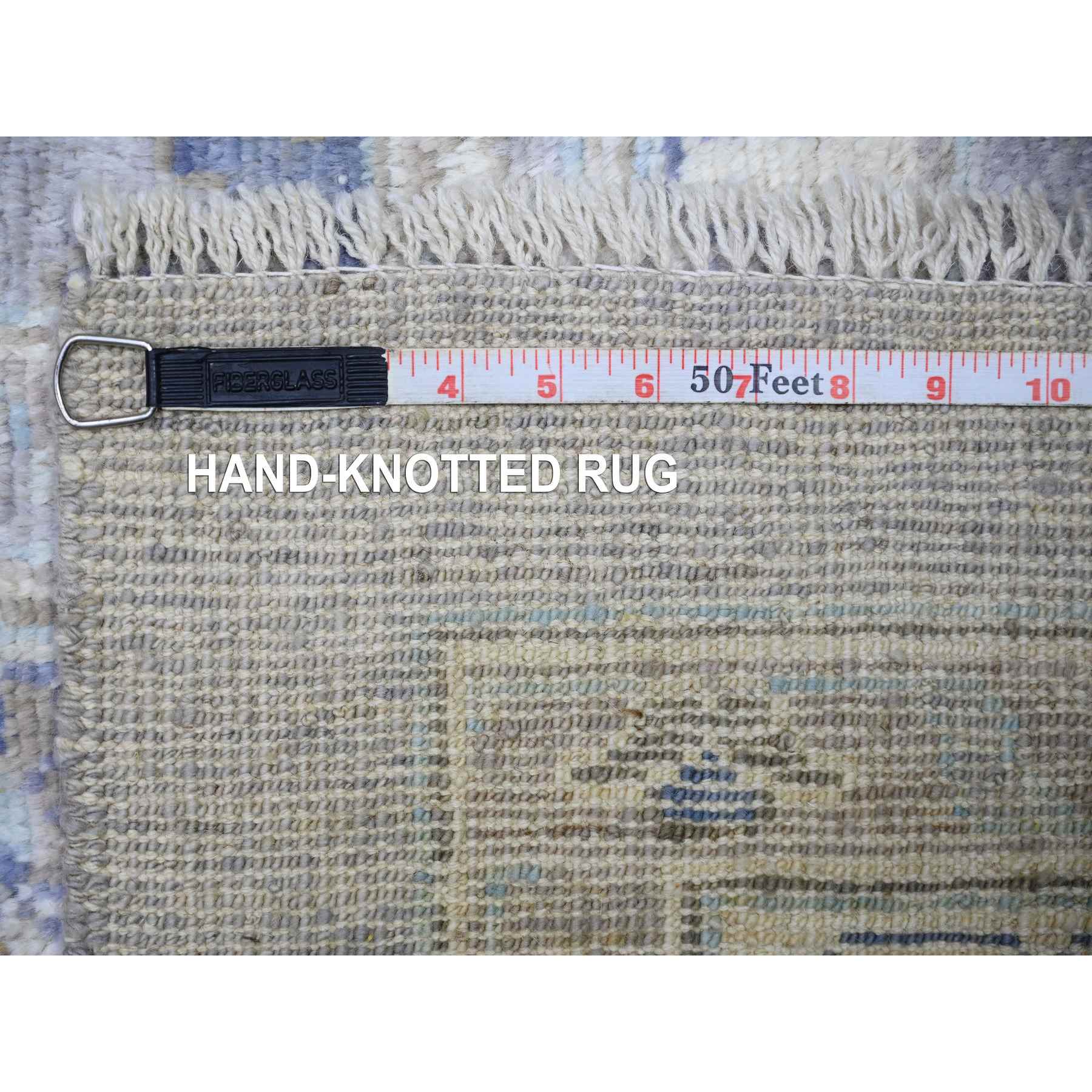 Oushak-And-Peshawar-Hand-Knotted-Rug-367235