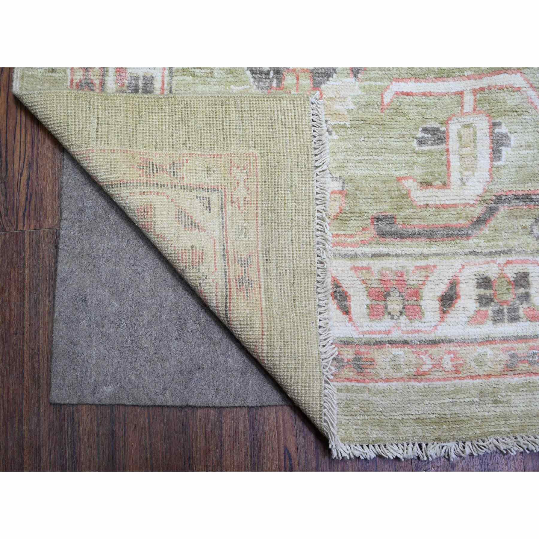 Oushak-And-Peshawar-Hand-Knotted-Rug-367240