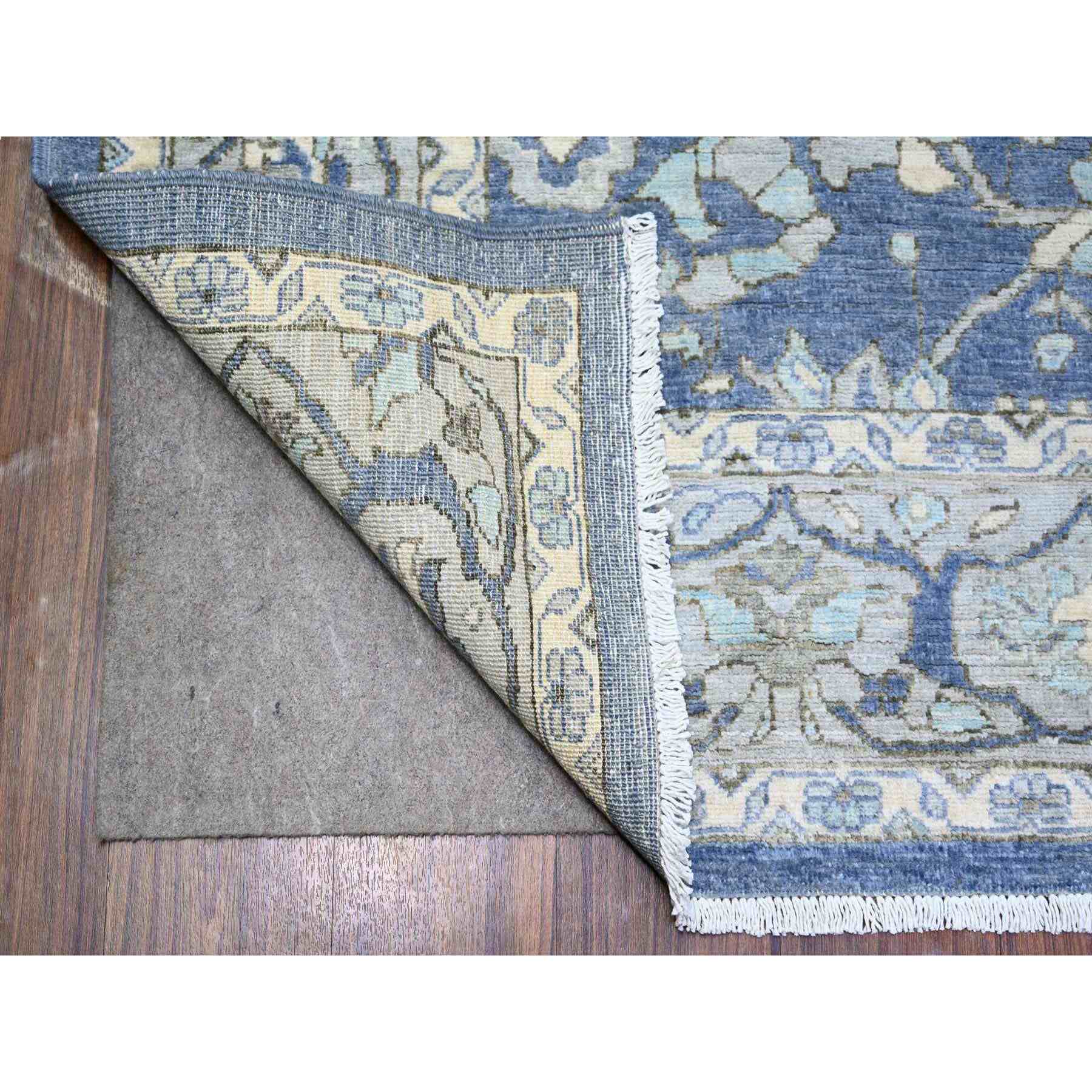 Oushak-And-Peshawar-Hand-Knotted-Rug-367415