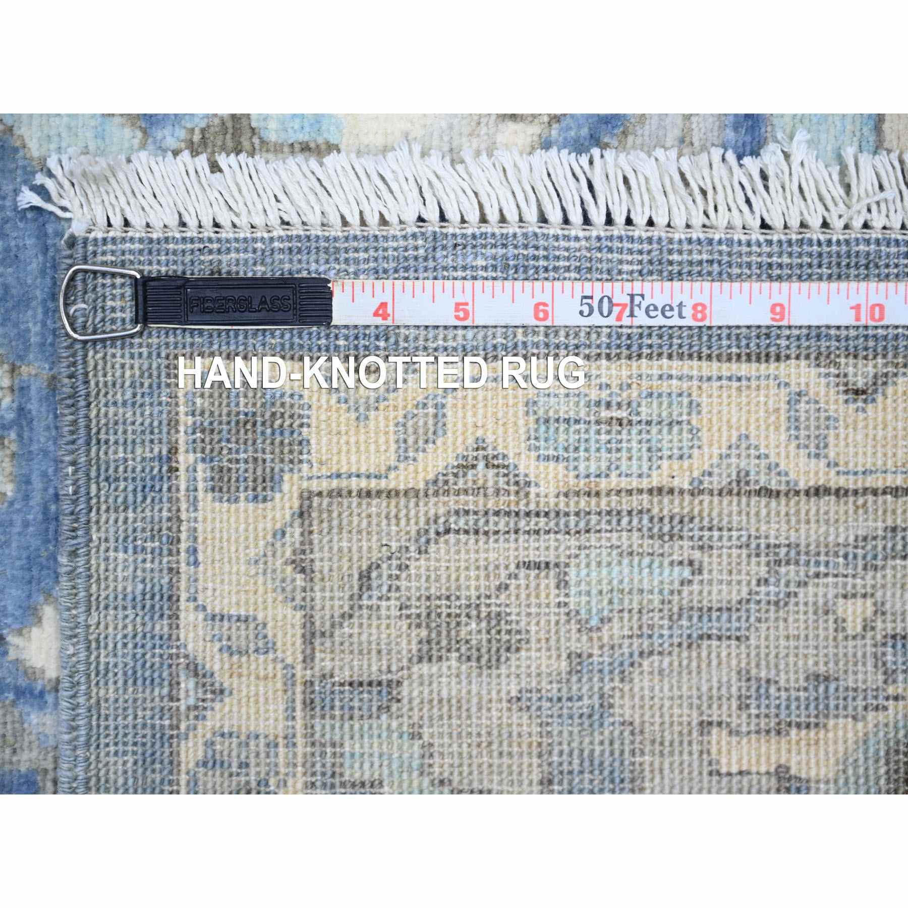 Oushak-And-Peshawar-Hand-Knotted-Rug-367415