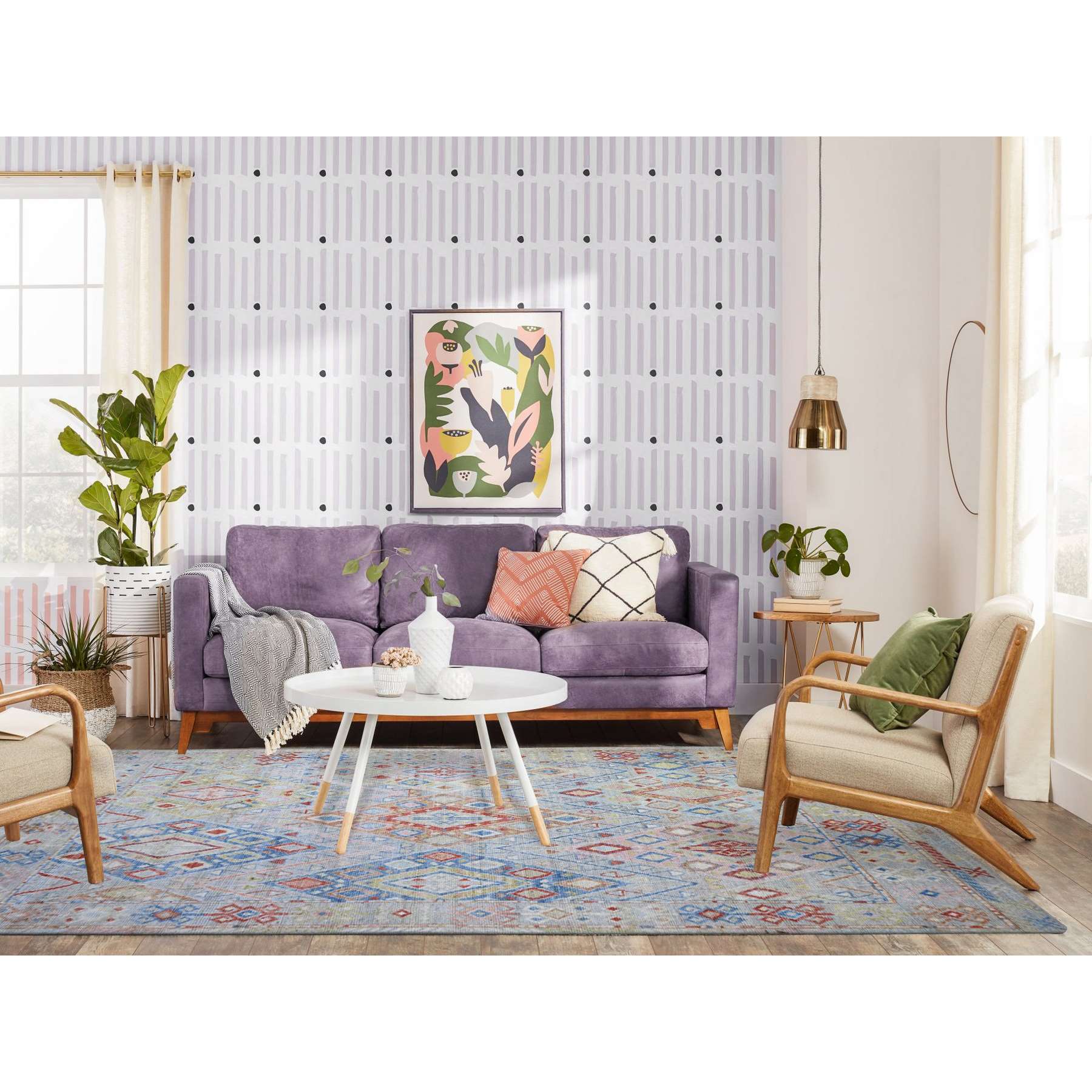 Tribal-Geometric-Hand-Knotted-Rug-366305