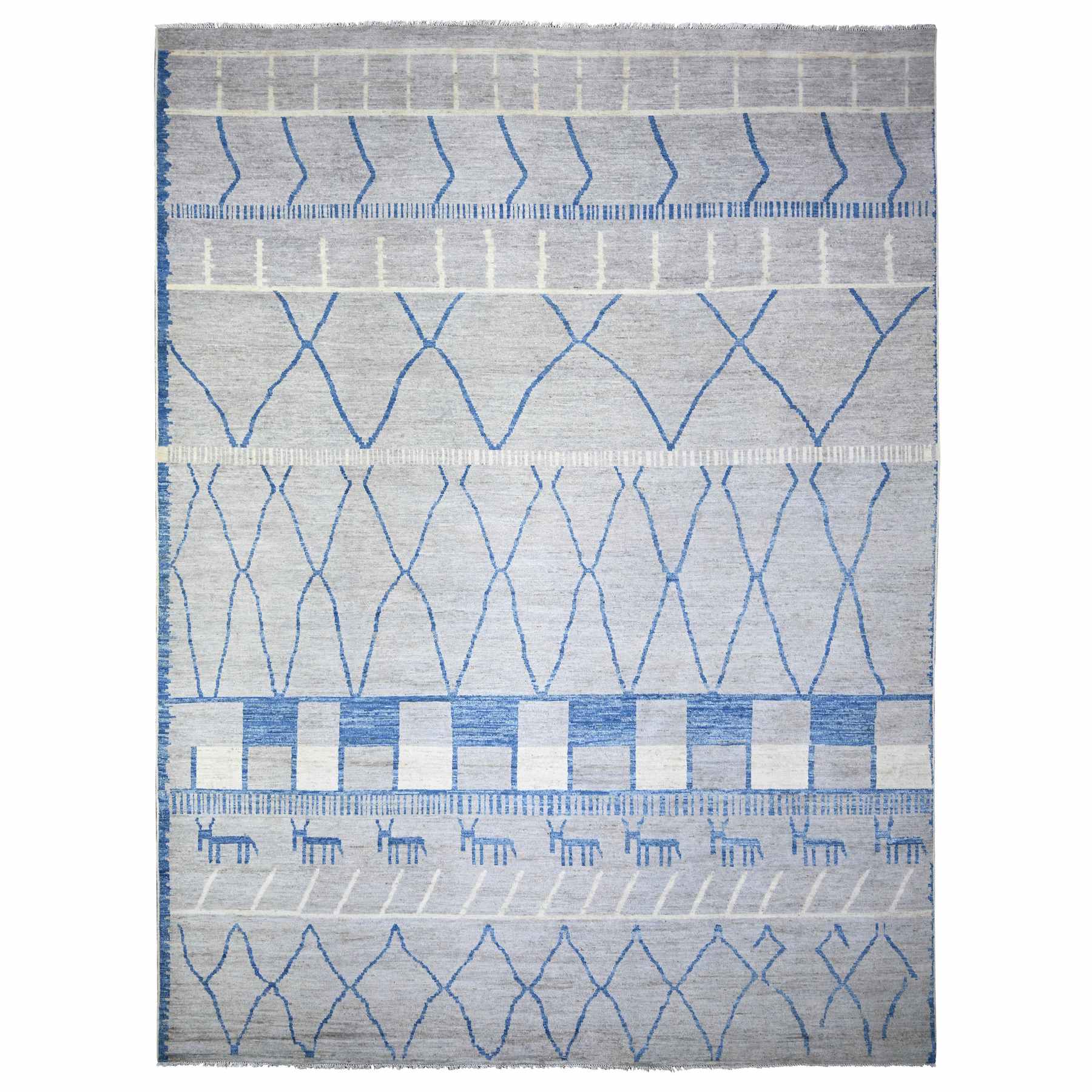 Tribal-Geometric-Hand-Knotted-Rug-367455