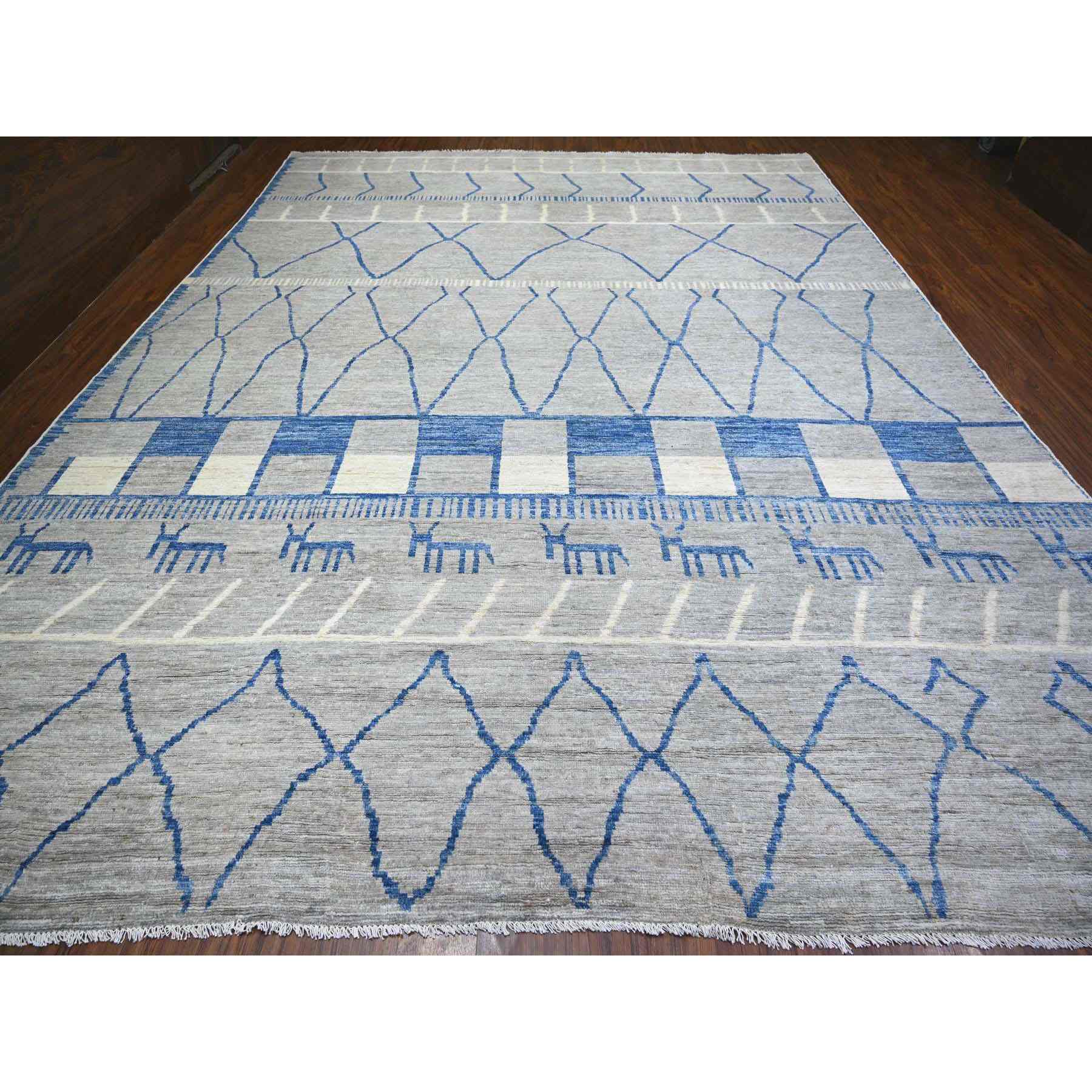 Tribal-Geometric-Hand-Knotted-Rug-367455
