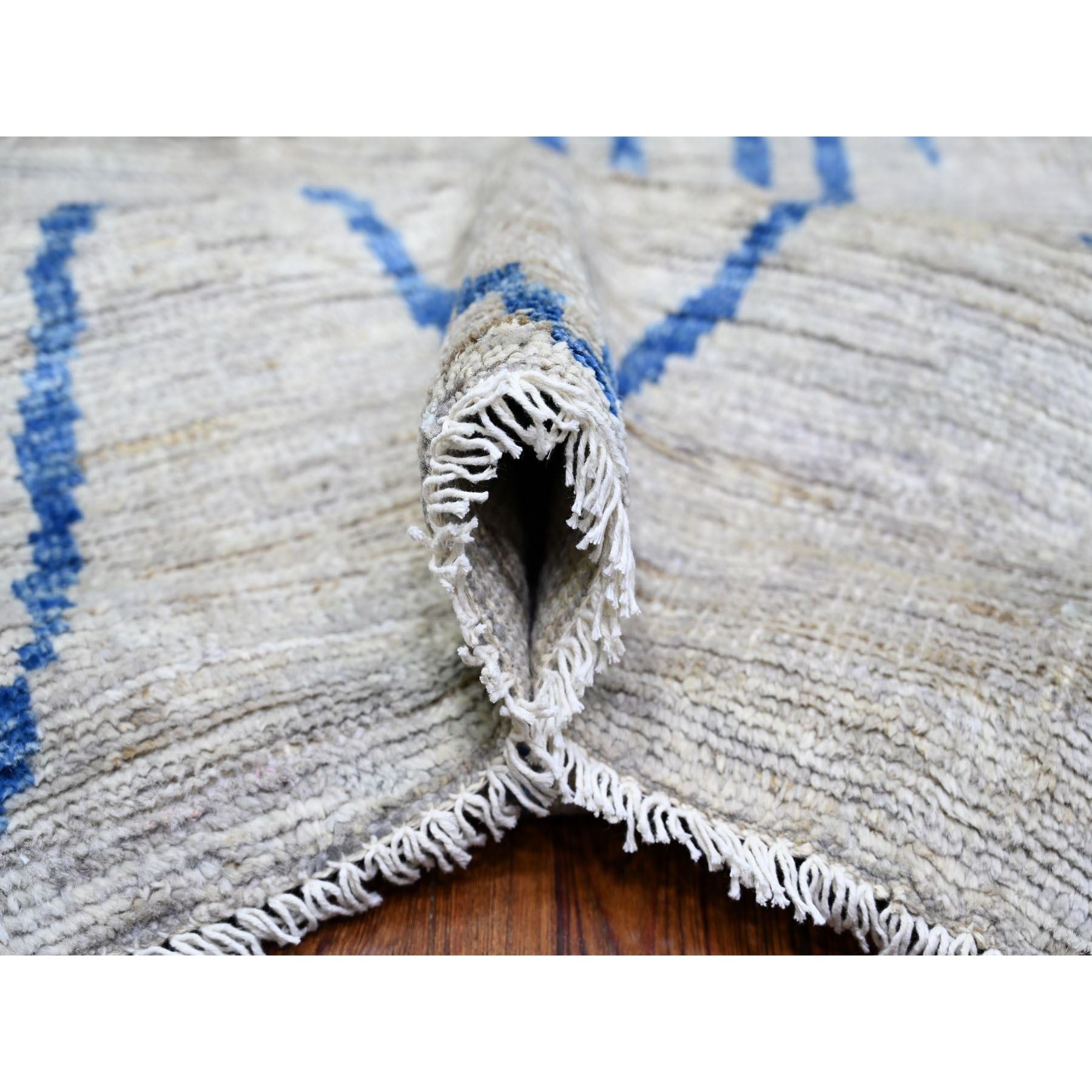 Tribal-Geometric-Hand-Knotted-Rug-367455