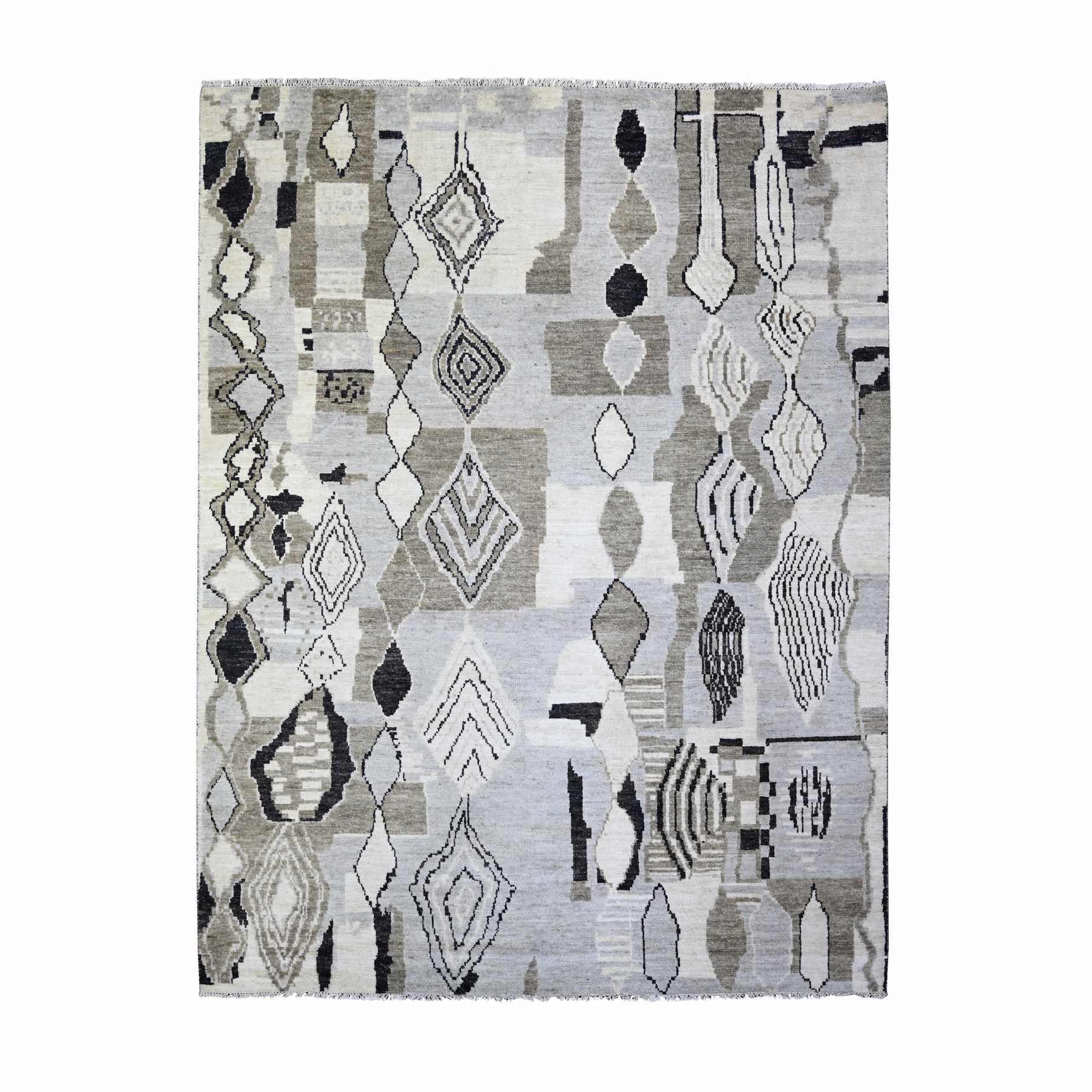 Tribal-Geometric-Hand-Knotted-Rug-367460