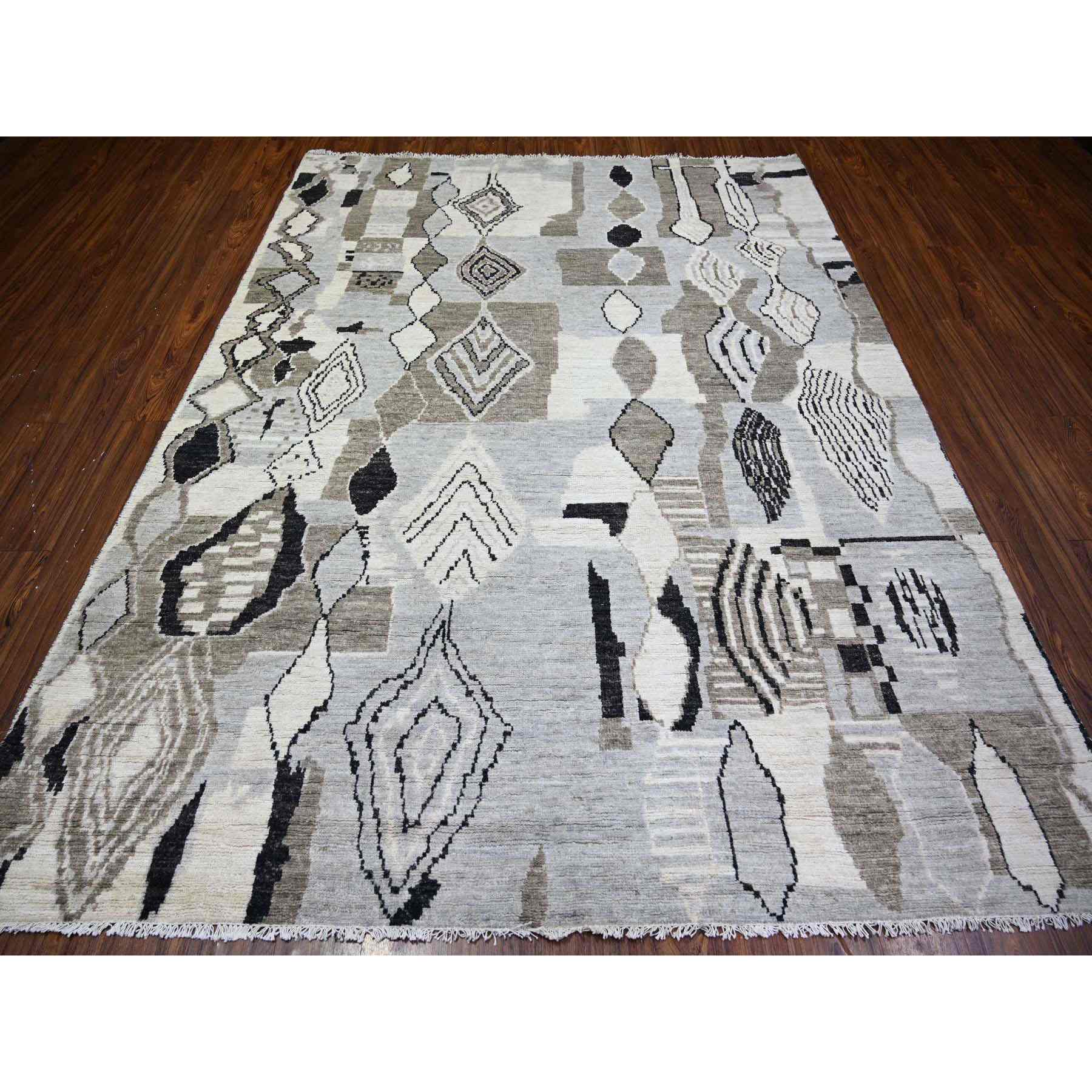 Tribal-Geometric-Hand-Knotted-Rug-367460