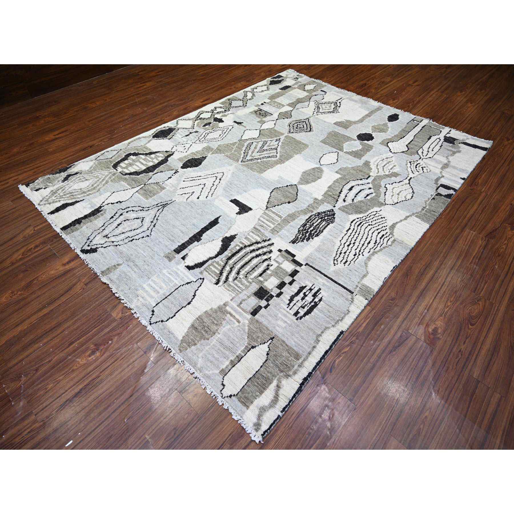 Tribal-Geometric-Hand-Knotted-Rug-367460