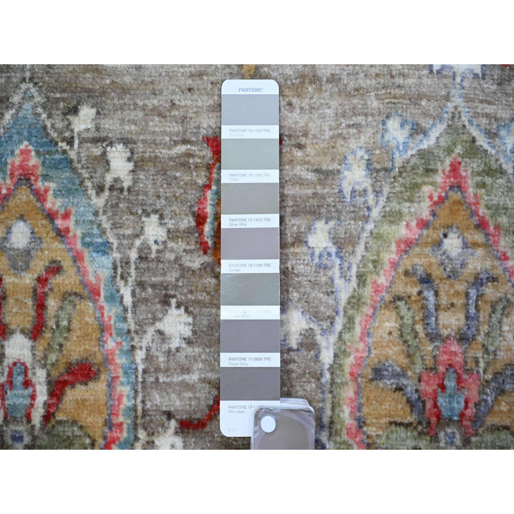 Oushak-And-Peshawar-Hand-Knotted-Rug-367740