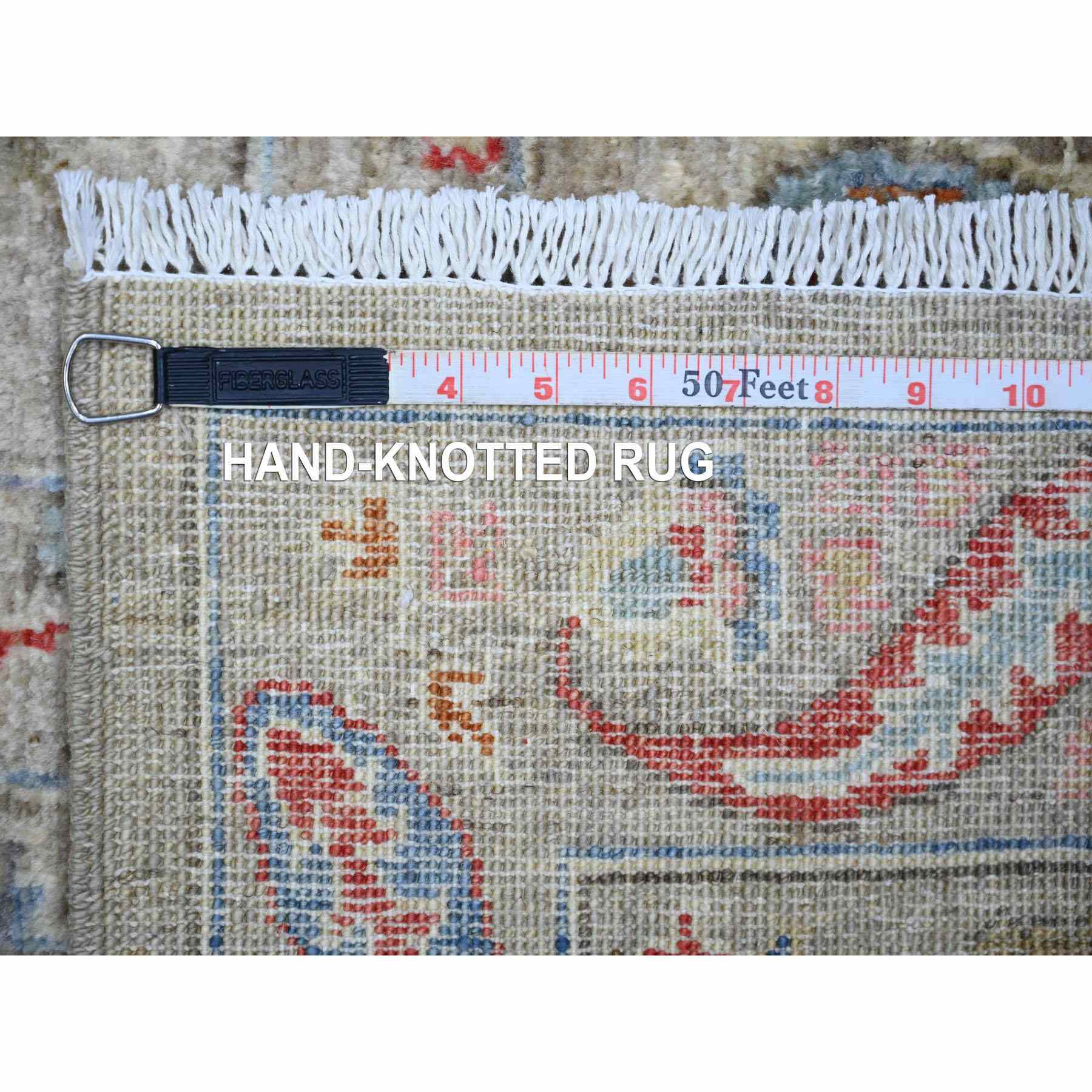 Oushak-And-Peshawar-Hand-Knotted-Rug-367740