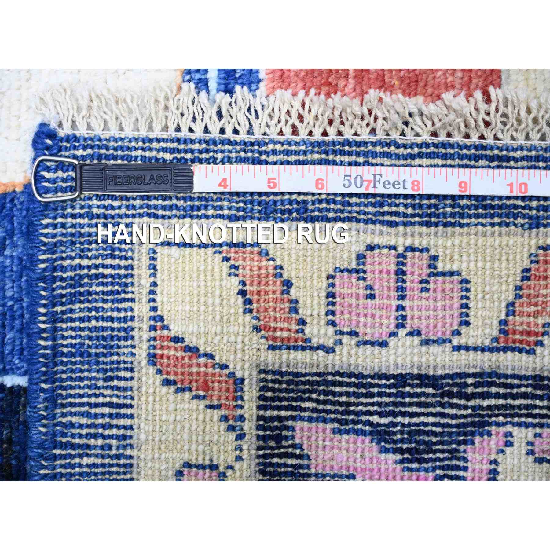 Oushak-And-Peshawar-Hand-Knotted-Rug-367915