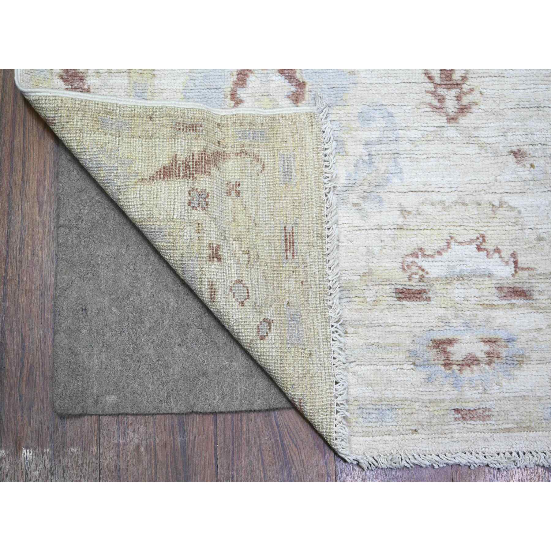 Oushak-And-Peshawar-Hand-Knotted-Rug-367925