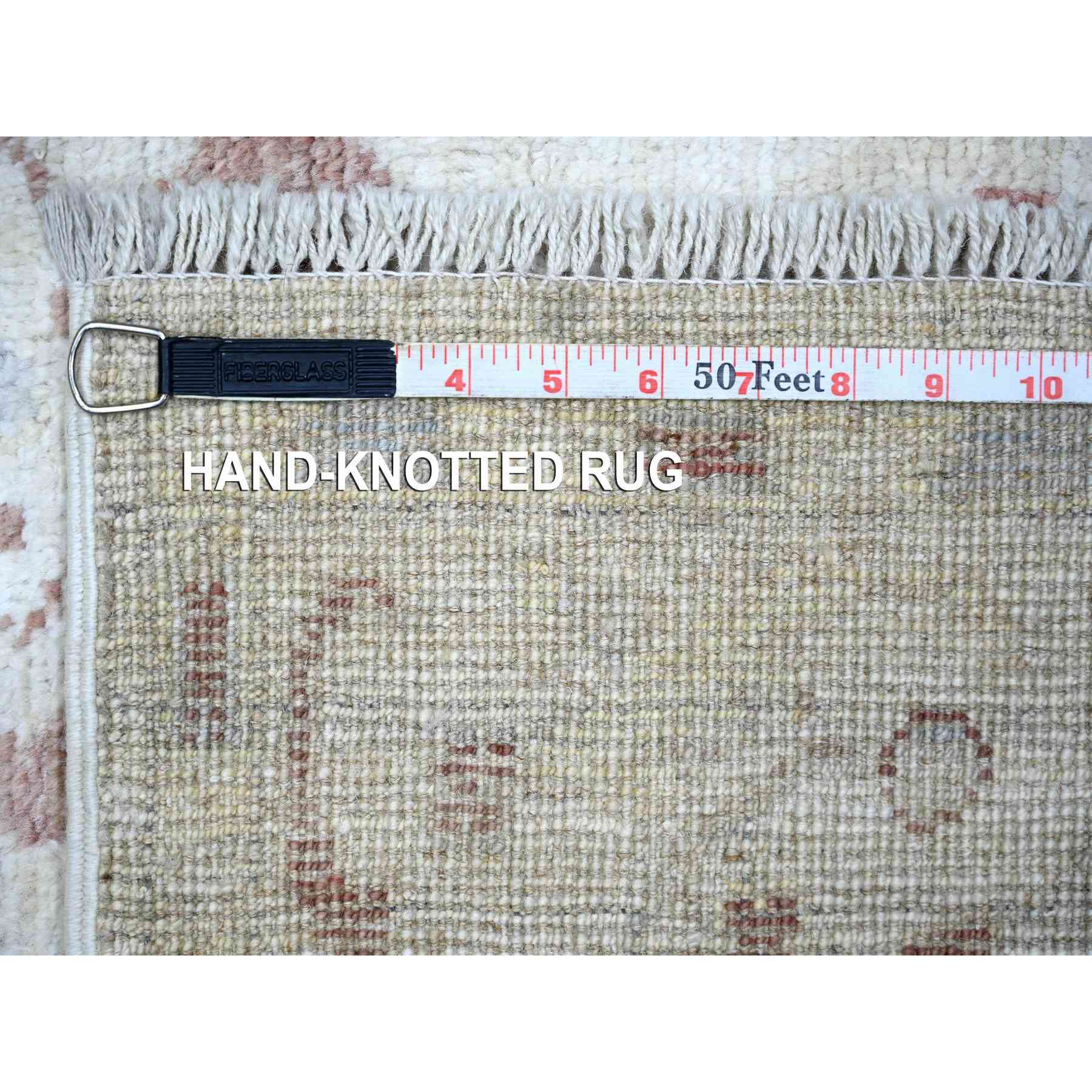 Oushak-And-Peshawar-Hand-Knotted-Rug-367925