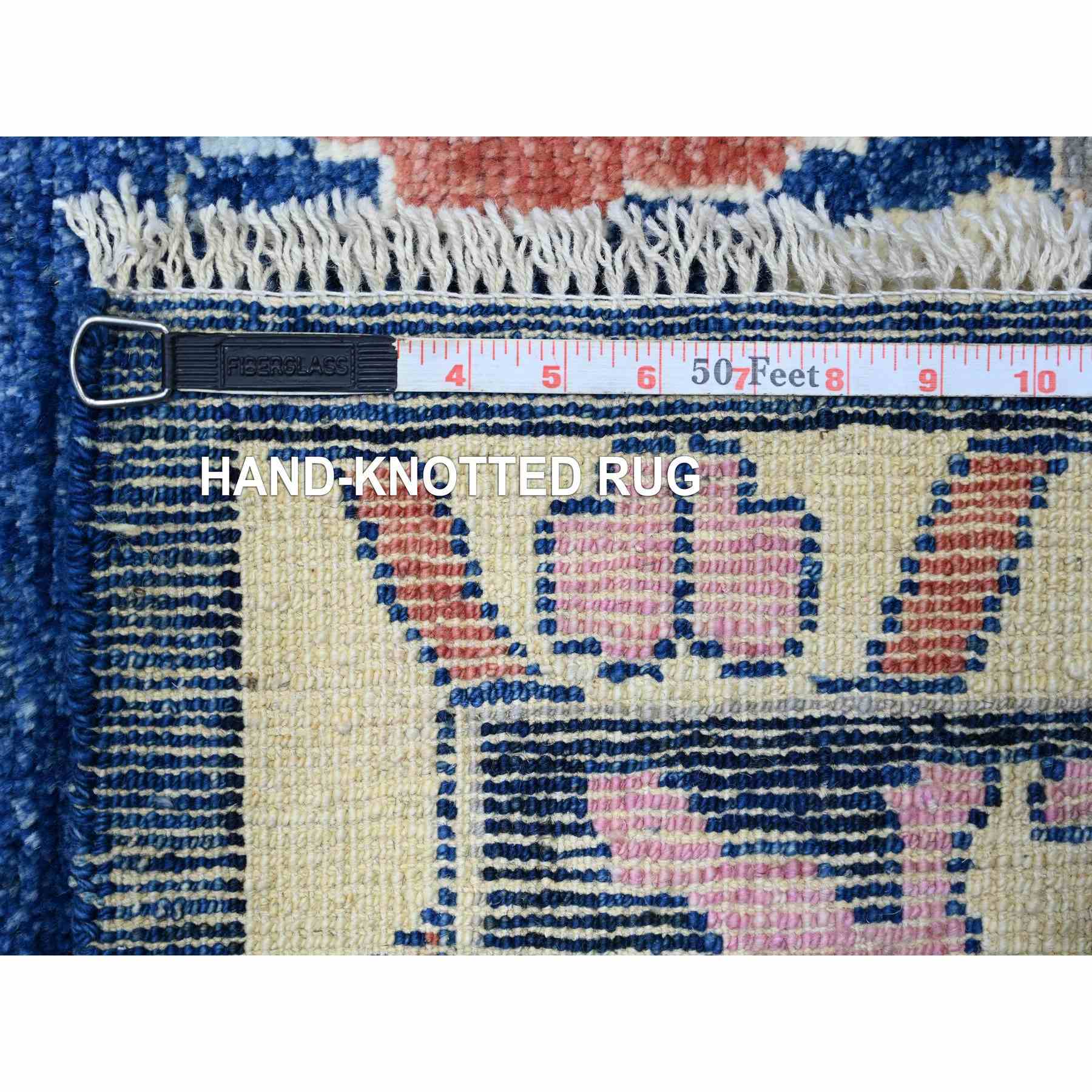 Oushak-And-Peshawar-Hand-Knotted-Rug-367980
