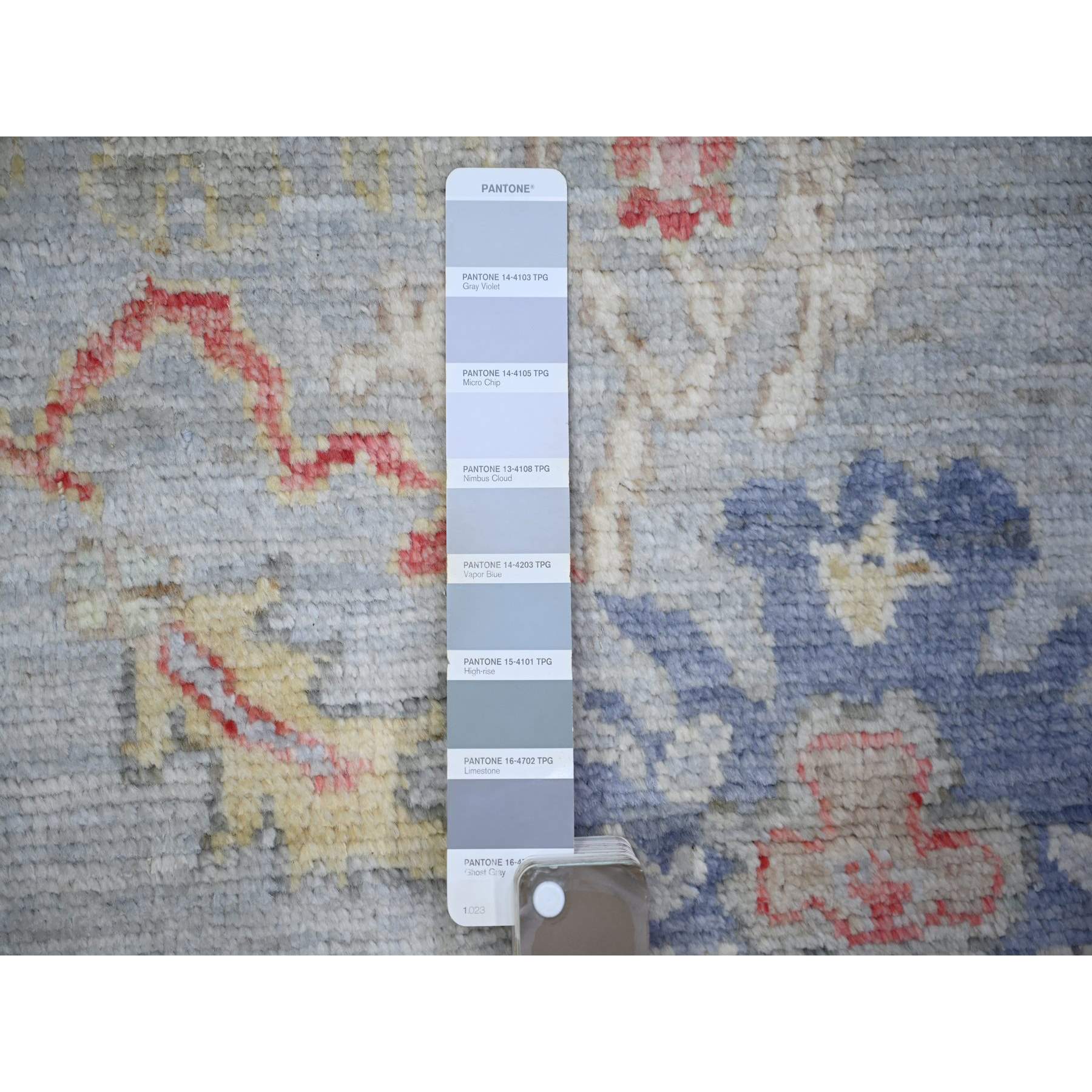 Oushak-And-Peshawar-Hand-Knotted-Rug-367985