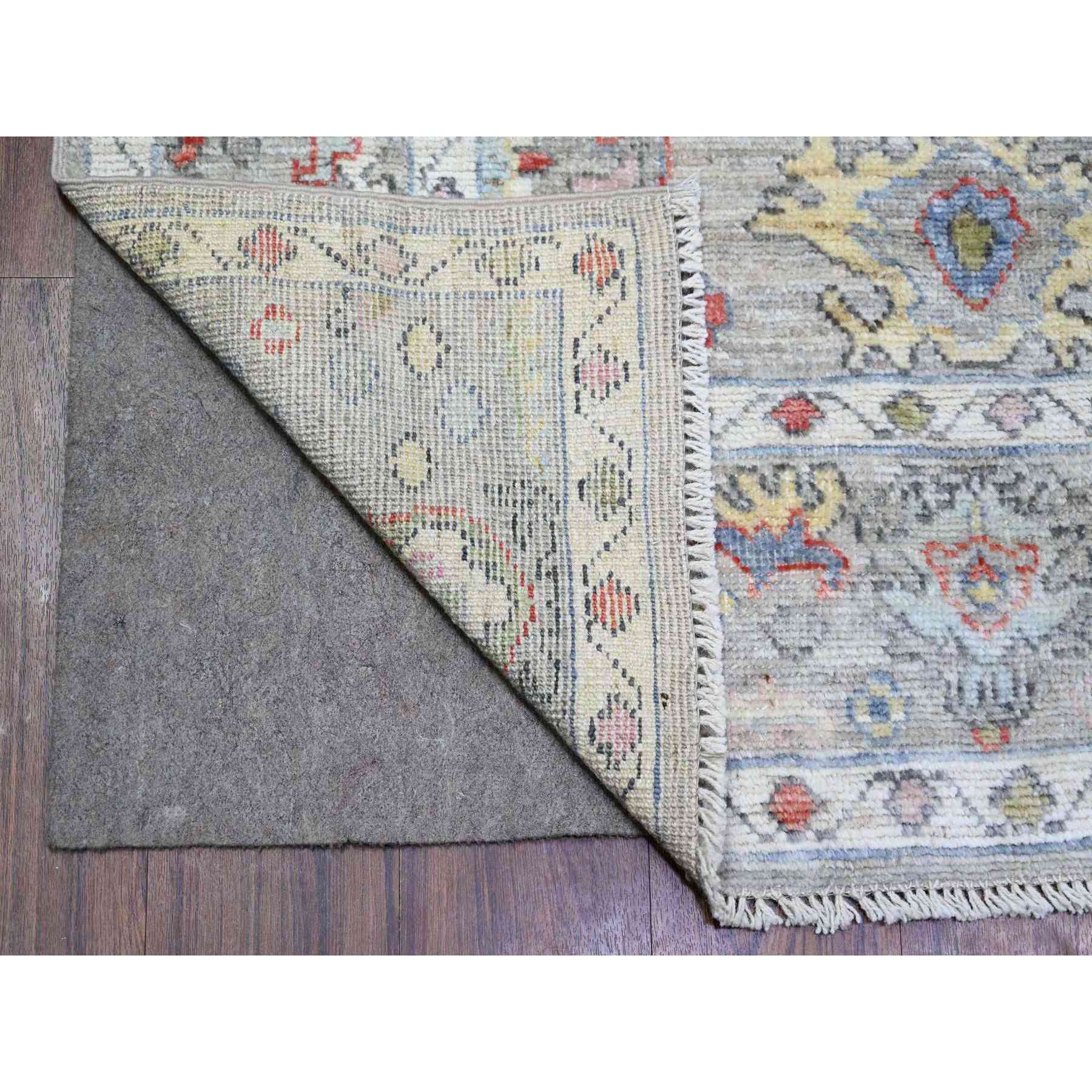 Oushak-And-Peshawar-Hand-Knotted-Rug-368055
