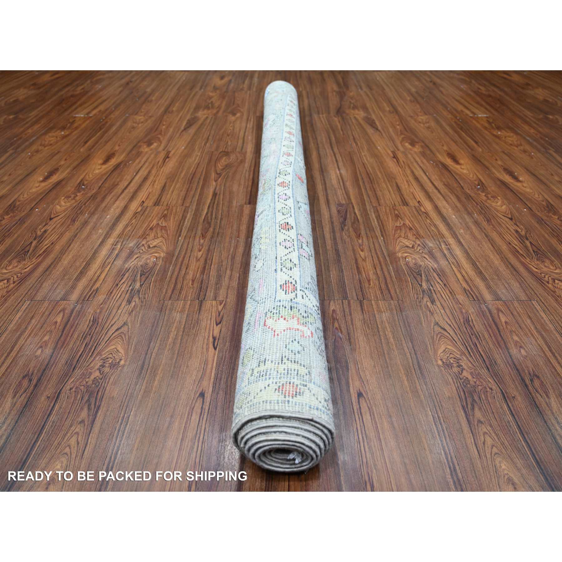 Oushak-And-Peshawar-Hand-Knotted-Rug-368055