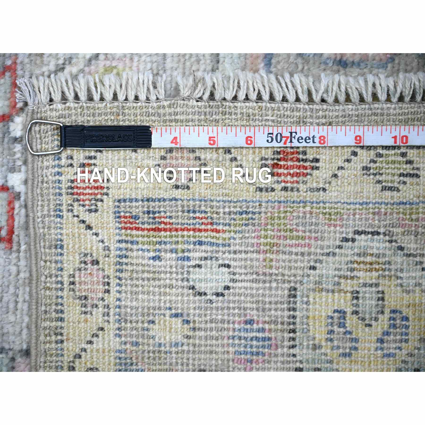 Oushak-And-Peshawar-Hand-Knotted-Rug-368055
