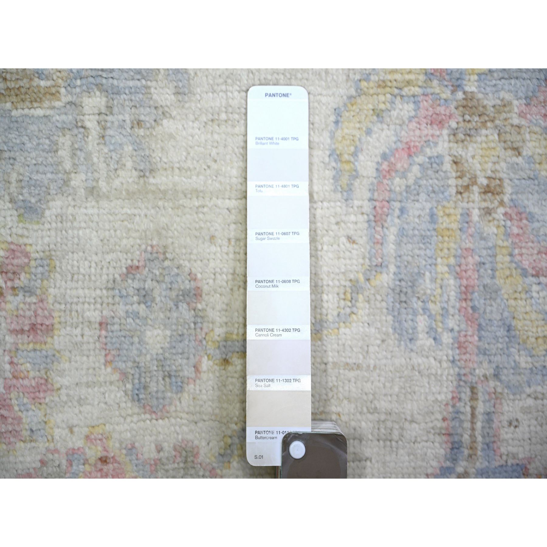 Oushak-And-Peshawar-Hand-Knotted-Rug-368240