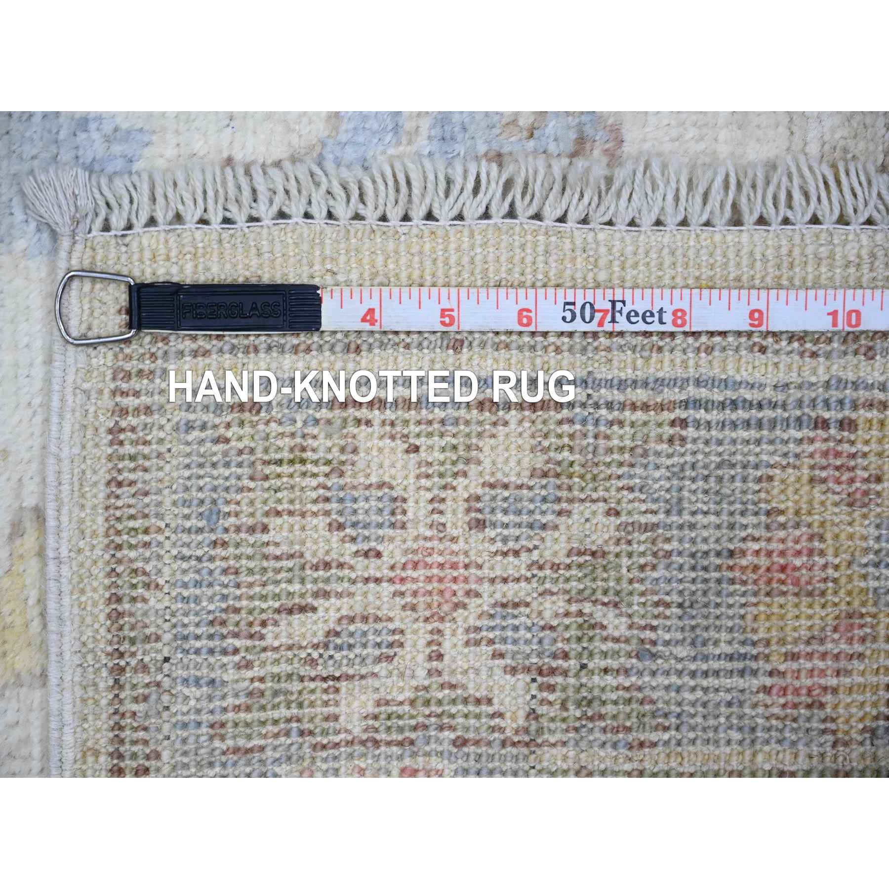 Oushak-And-Peshawar-Hand-Knotted-Rug-368240