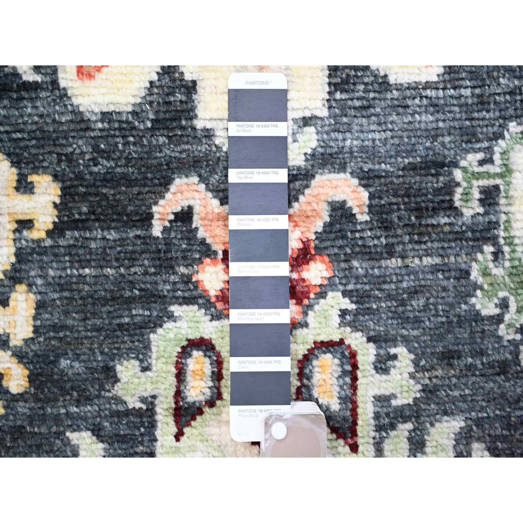 Oushak-And-Peshawar-Hand-Knotted-Rug-368280