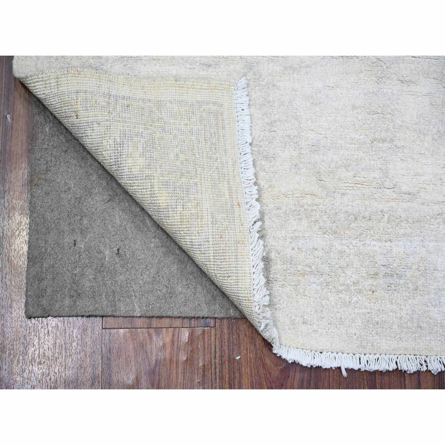 Oushak-And-Peshawar-Hand-Knotted-Rug-368395