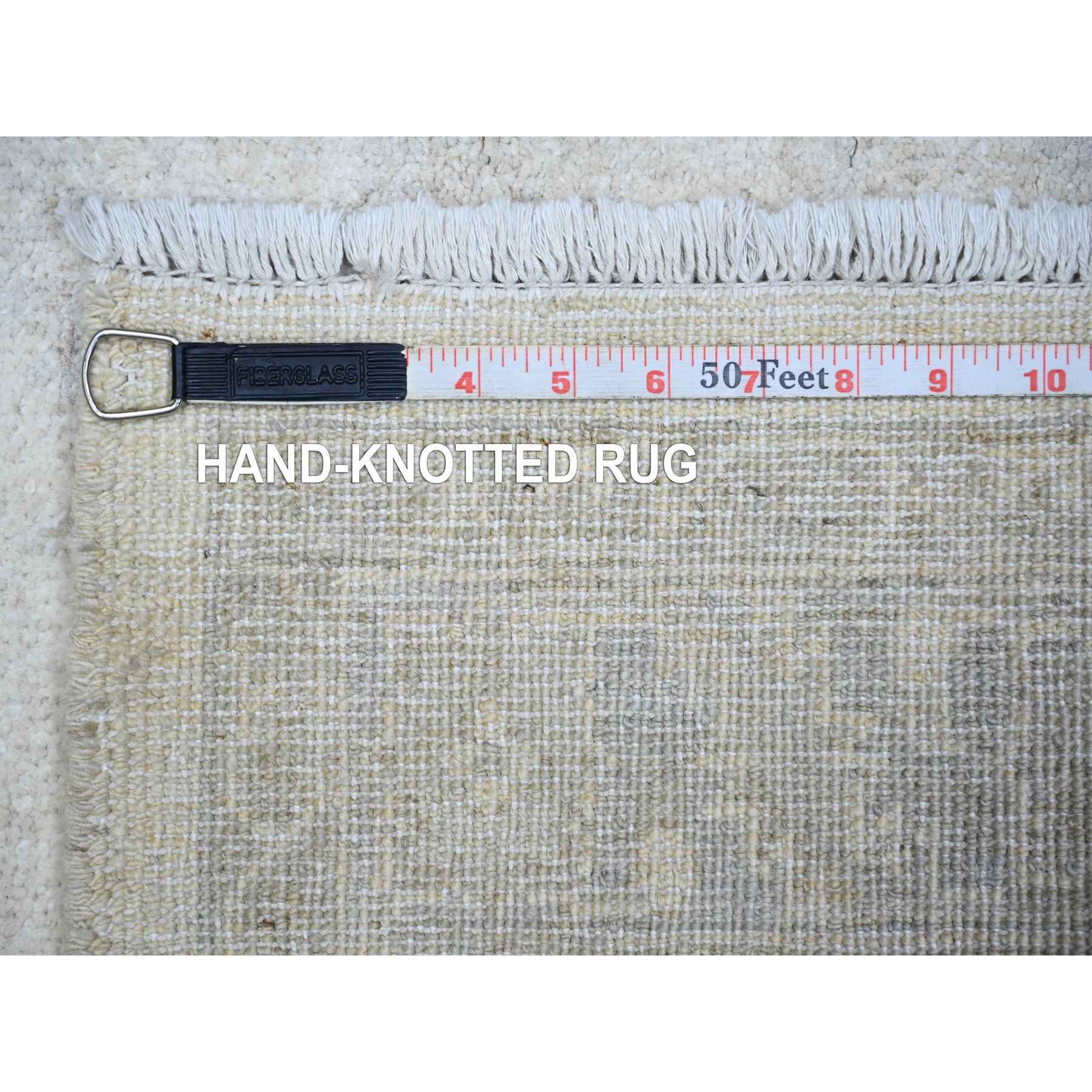 Oushak-And-Peshawar-Hand-Knotted-Rug-368395