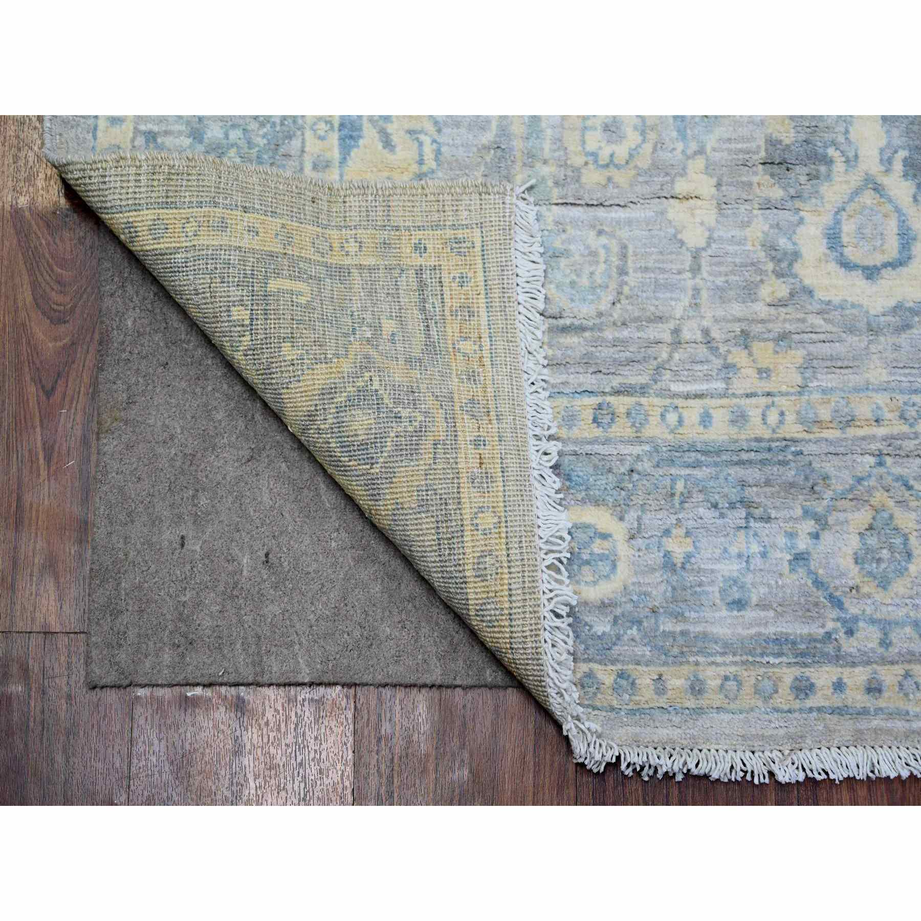 Oushak-And-Peshawar-Hand-Knotted-Rug-368410