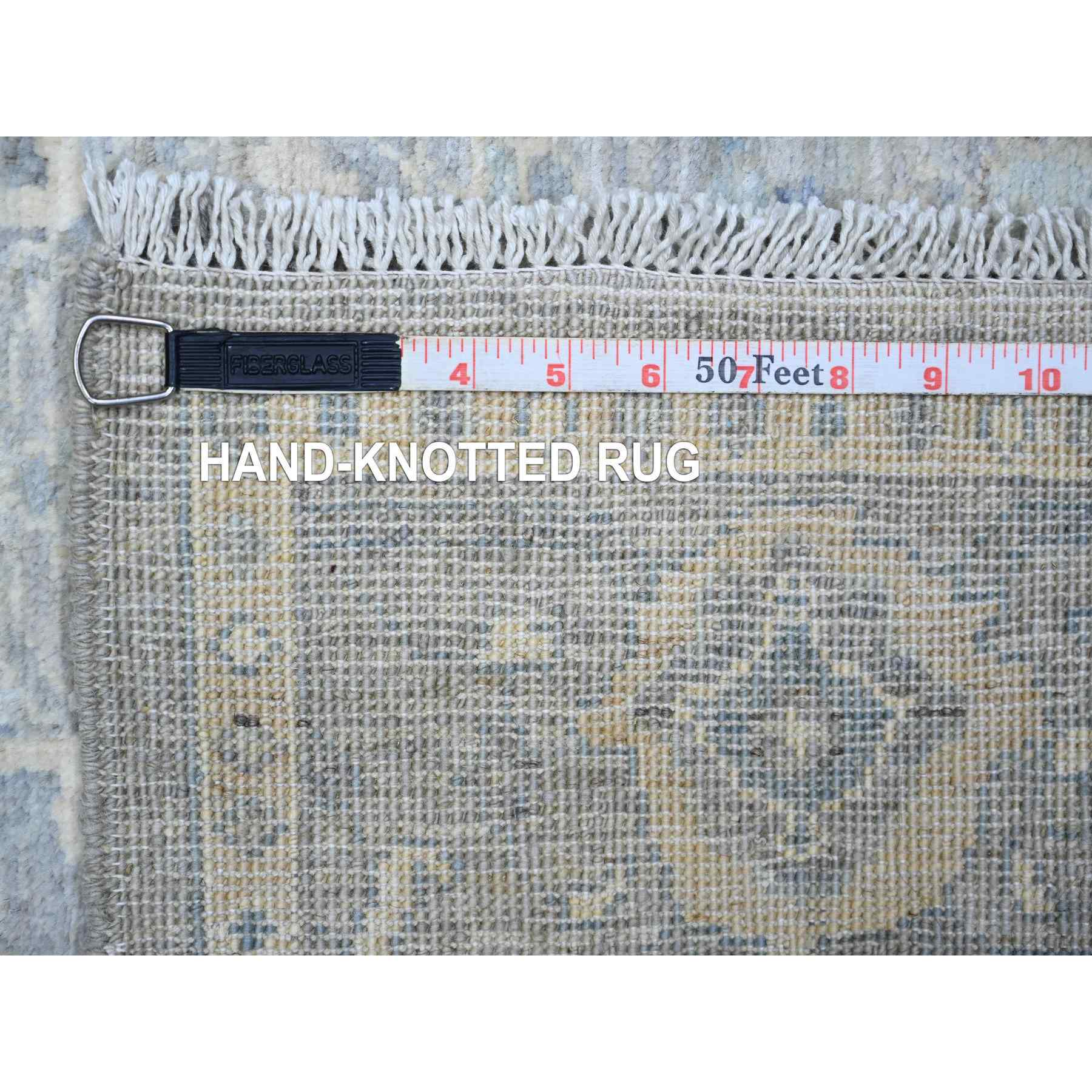 Oushak-And-Peshawar-Hand-Knotted-Rug-368410