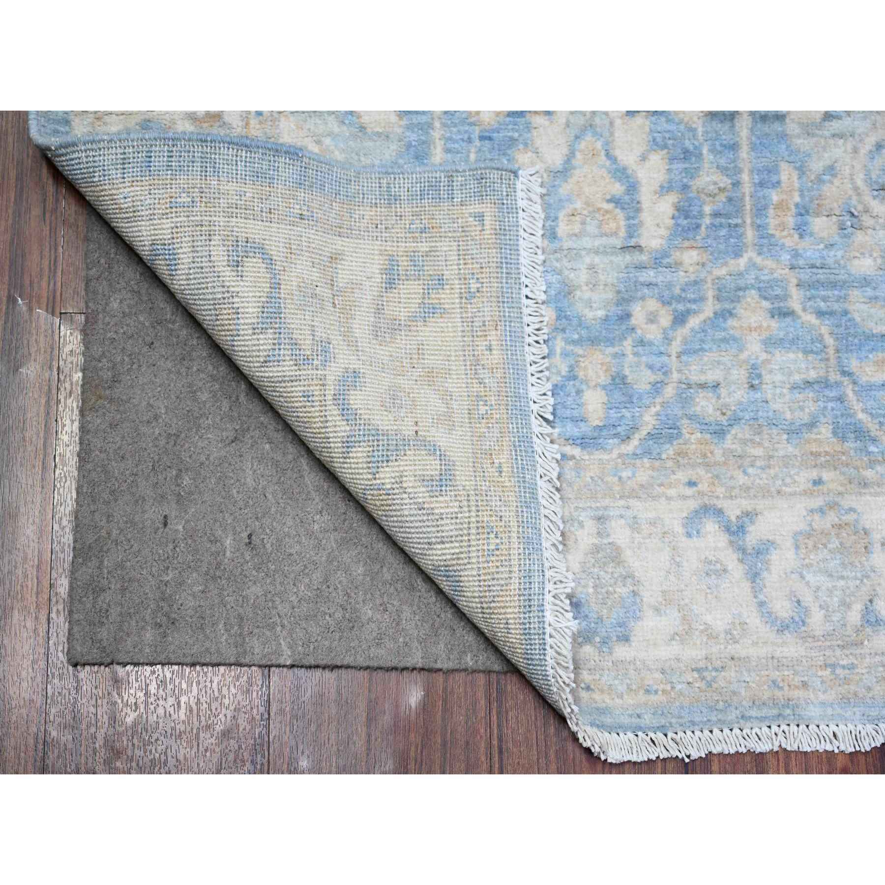 Oushak-And-Peshawar-Hand-Knotted-Rug-368440