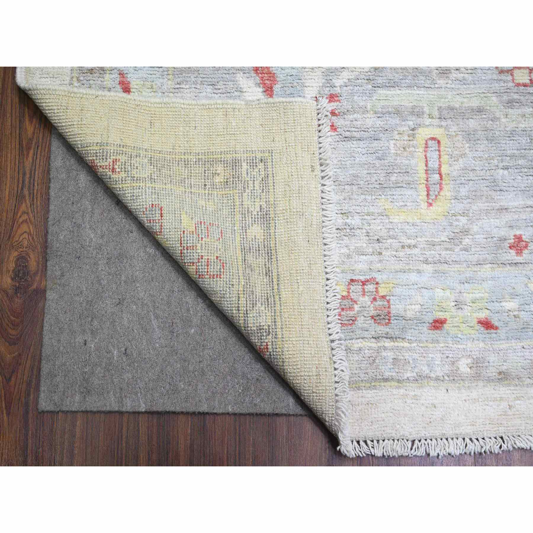 Oushak-And-Peshawar-Hand-Knotted-Rug-368985