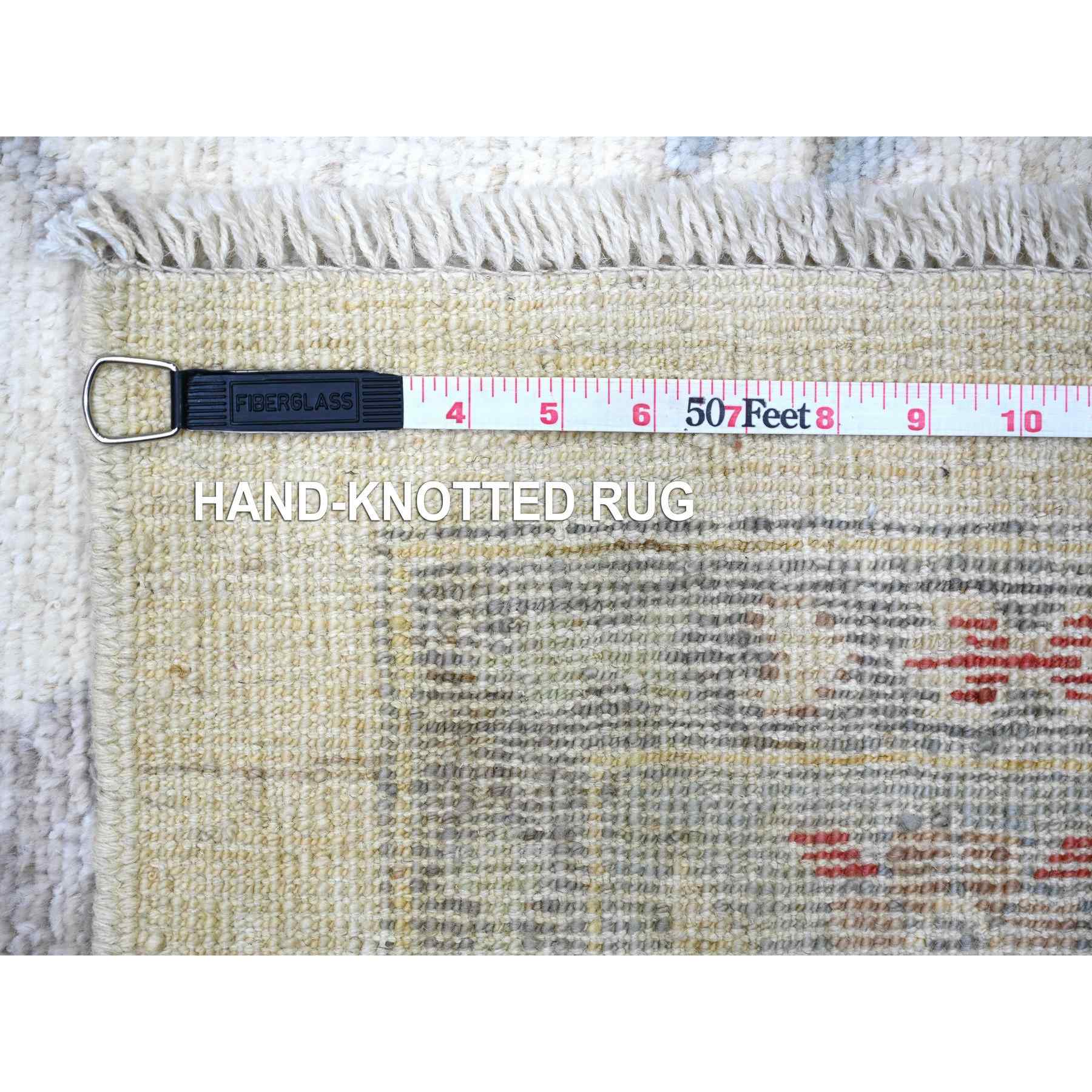 Oushak-And-Peshawar-Hand-Knotted-Rug-368985