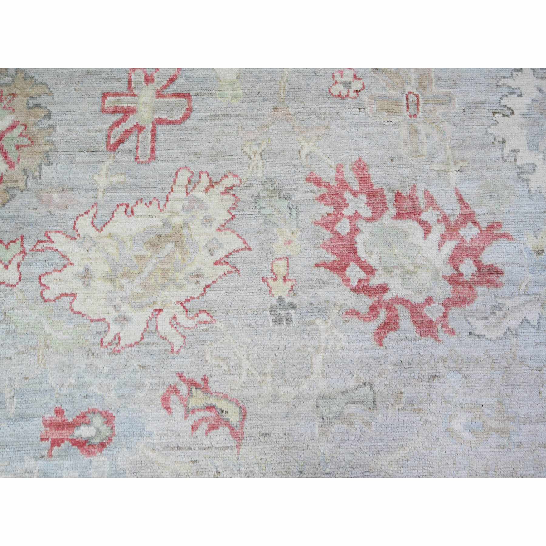 Oushak-And-Peshawar-Hand-Knotted-Rug-368995