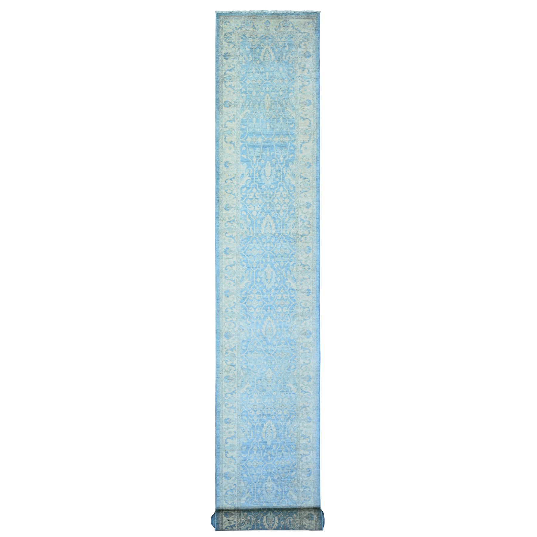 Oushak-And-Peshawar-Hand-Knotted-Rug-369040